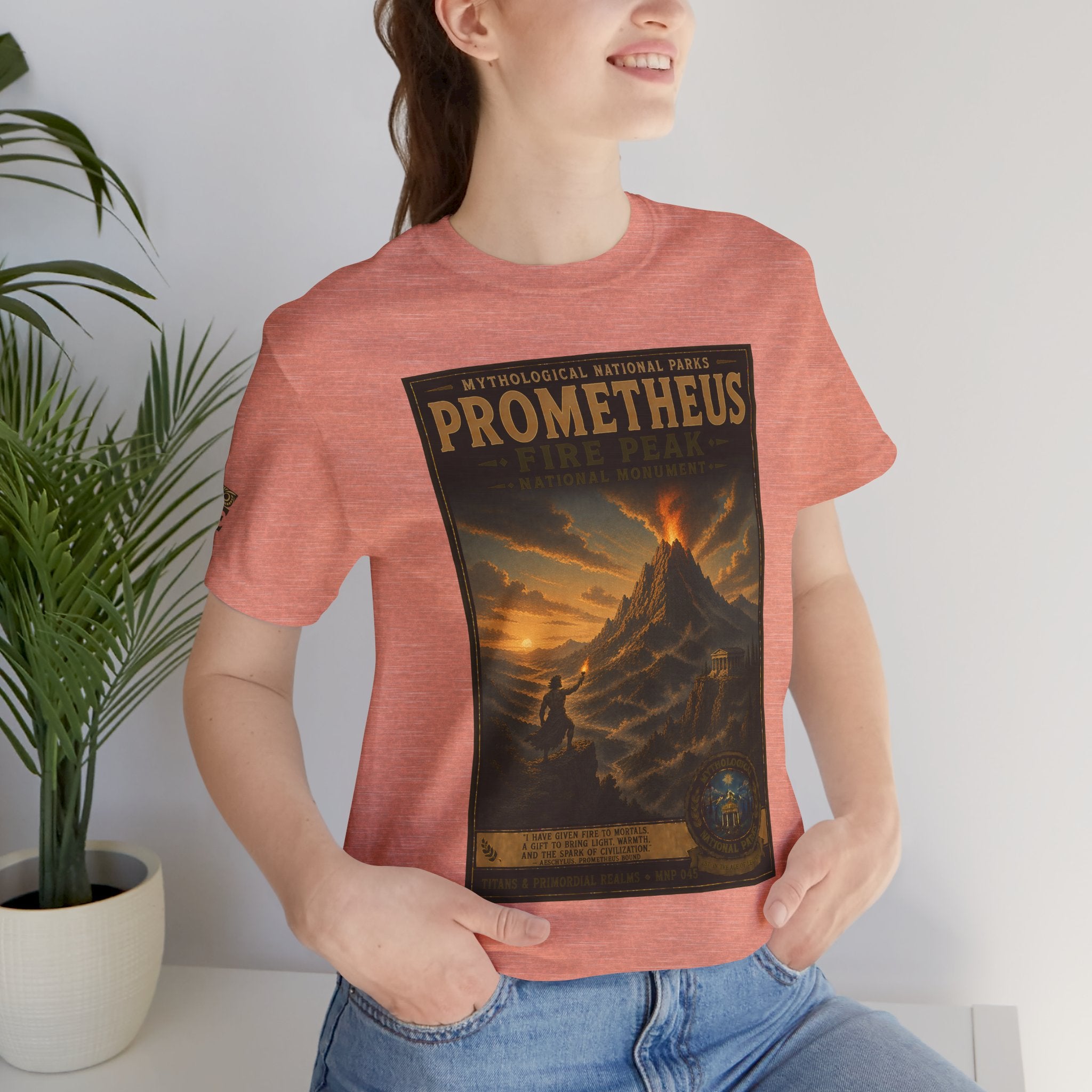 Mythological National Parks COLLECTION V- #045-050 TITANS & PRIMORDIAL REALMS | Vintage nature poster Tee | Mythological National Parks graphic shirt