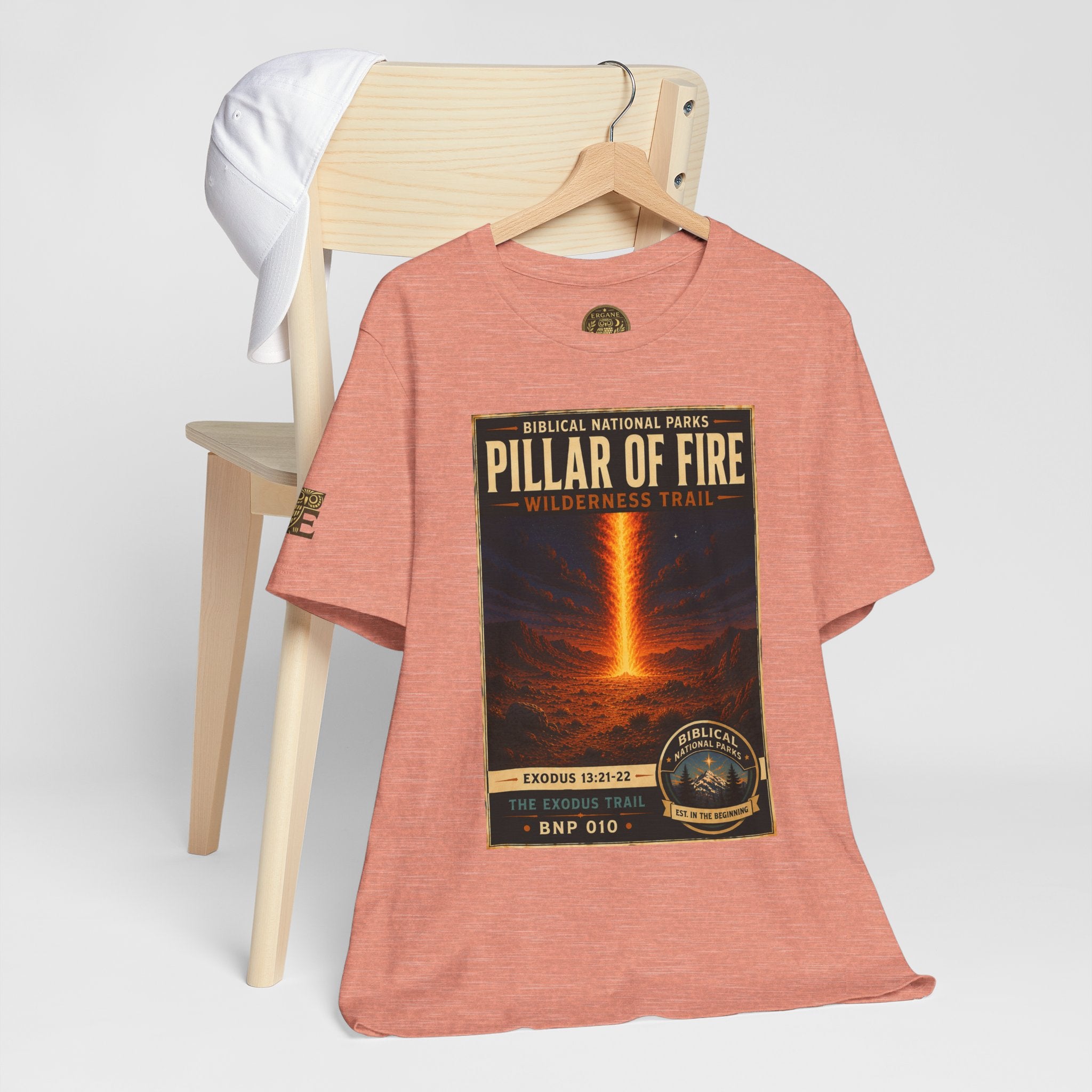 Biblical National Parks Collection II- The Exodus Trail #010/013 Exodus 13: 21-22 | Vintage nature poster Tee | Biblical national parks graphic shirt