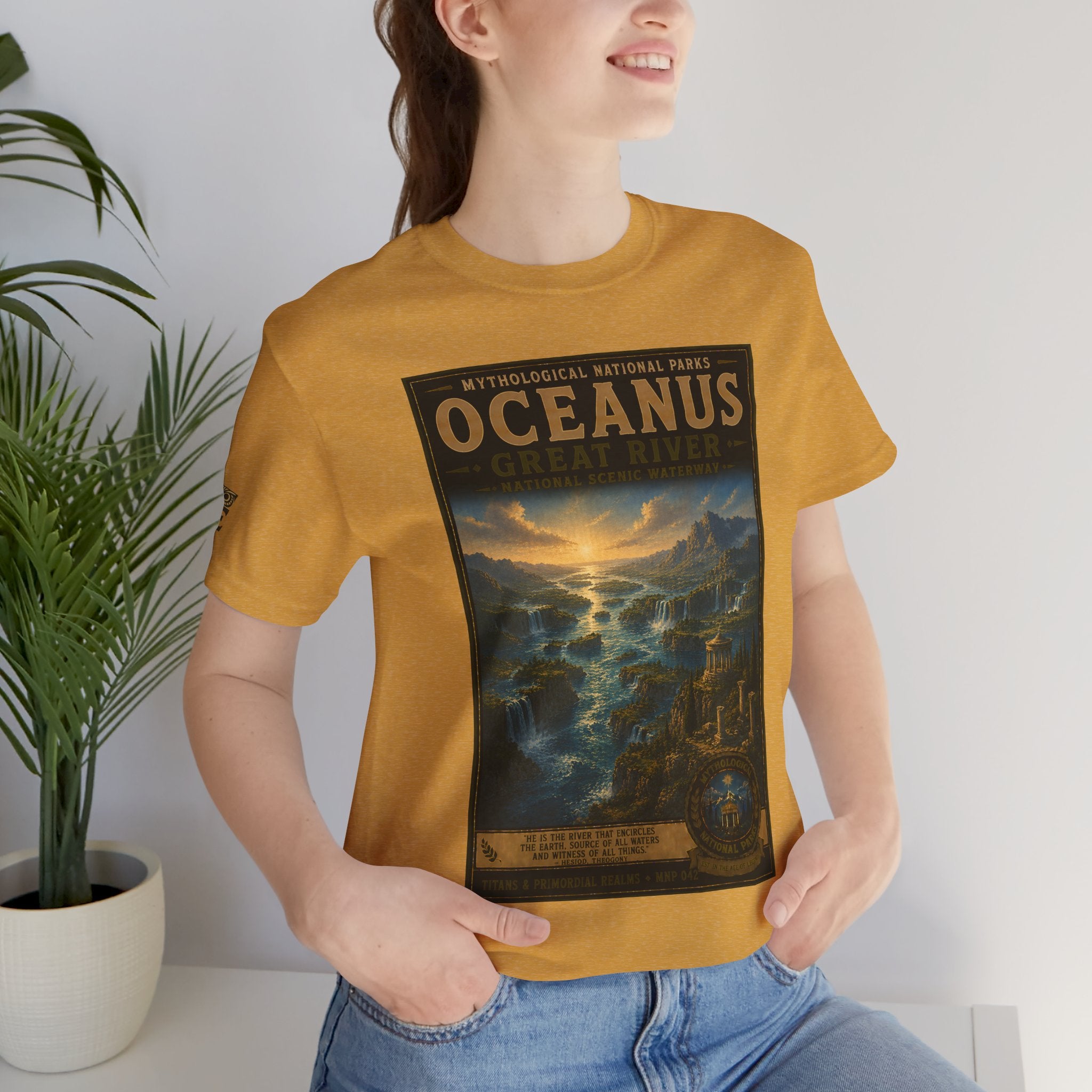 Mythological National Parks COLLECTION V- #042-050 TITANS & PRIMORDIAL REALMS | Vintage nature poster Tee | Mythological National Parks graphic shirt