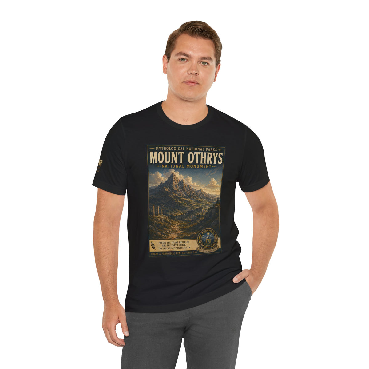 Mythological National Parks COLLECTION V- #039-050 TITANS & PRIMORDIAL REALMS | Vintage nature poster Tee | Mythological National Parks graphic shirt