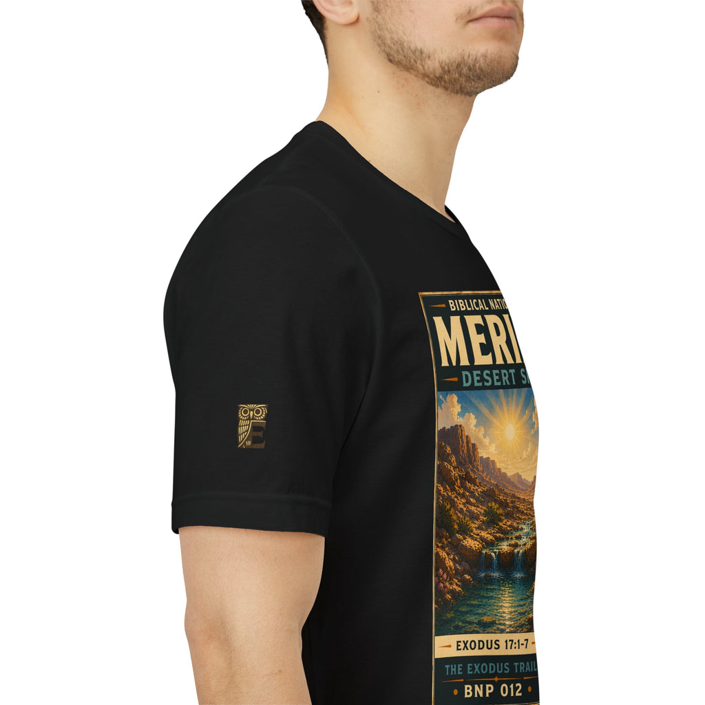 Biblical National Parks Collection II- The Exodus Trail #012/013 Exodus 17: 1-7 | Vintage nature poster Tee | Biblical national parks graphic shirt