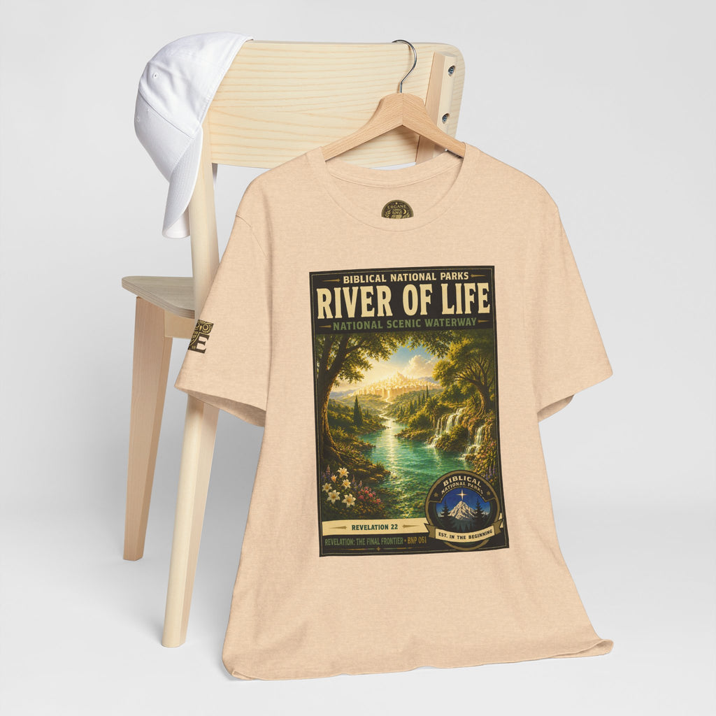 Biblical National Parks Collection X- #061/061 - Revelation: The Final Frontier | Revelation 22 | Vintage nature poster Tee | Biblical national parks graphic shirt 2
