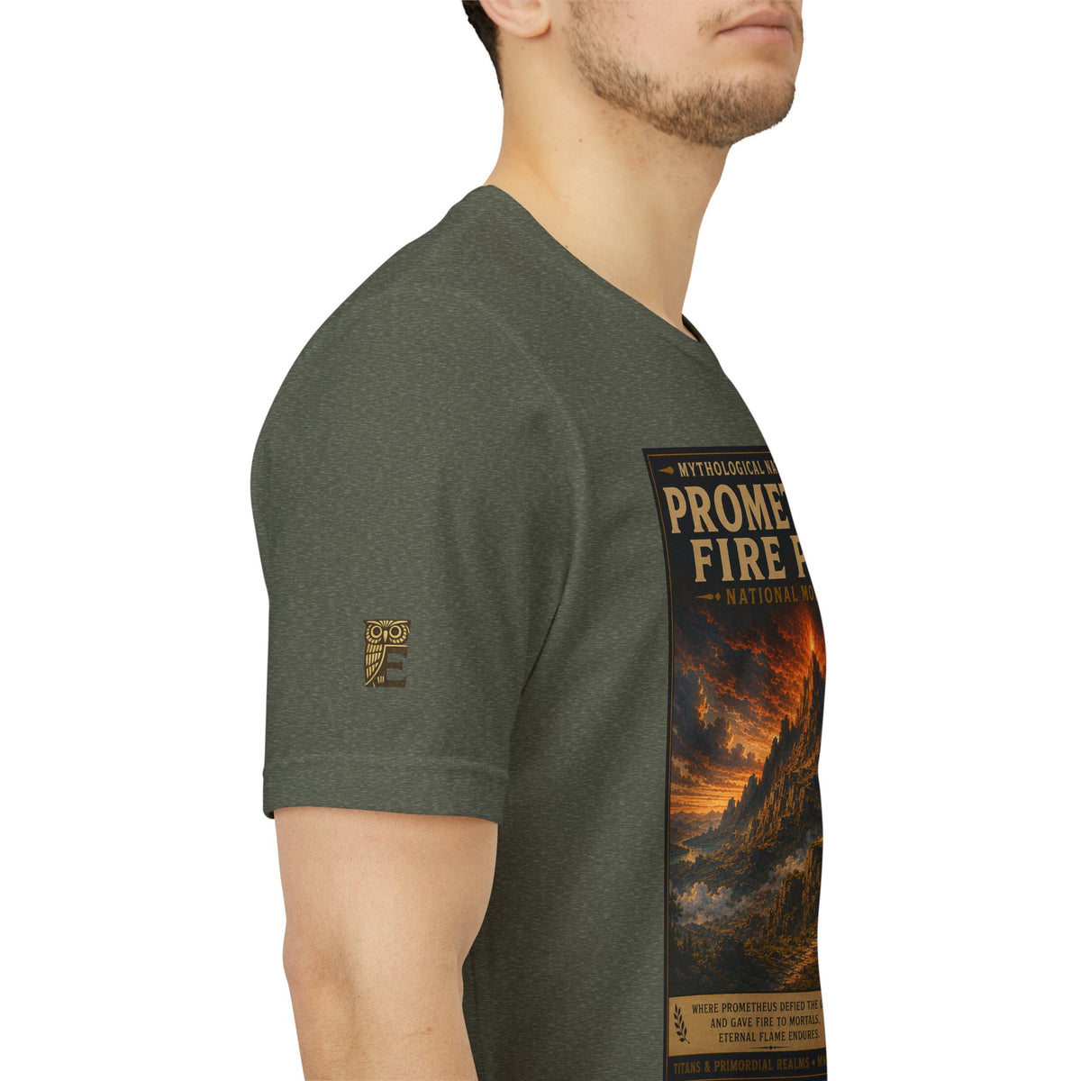 Mythological National Parks COLLECTION V- #045-050 TITANS & PRIMORDIAL REALMS | Vintage nature poster Tee | Mythological National Parks graphic shirt