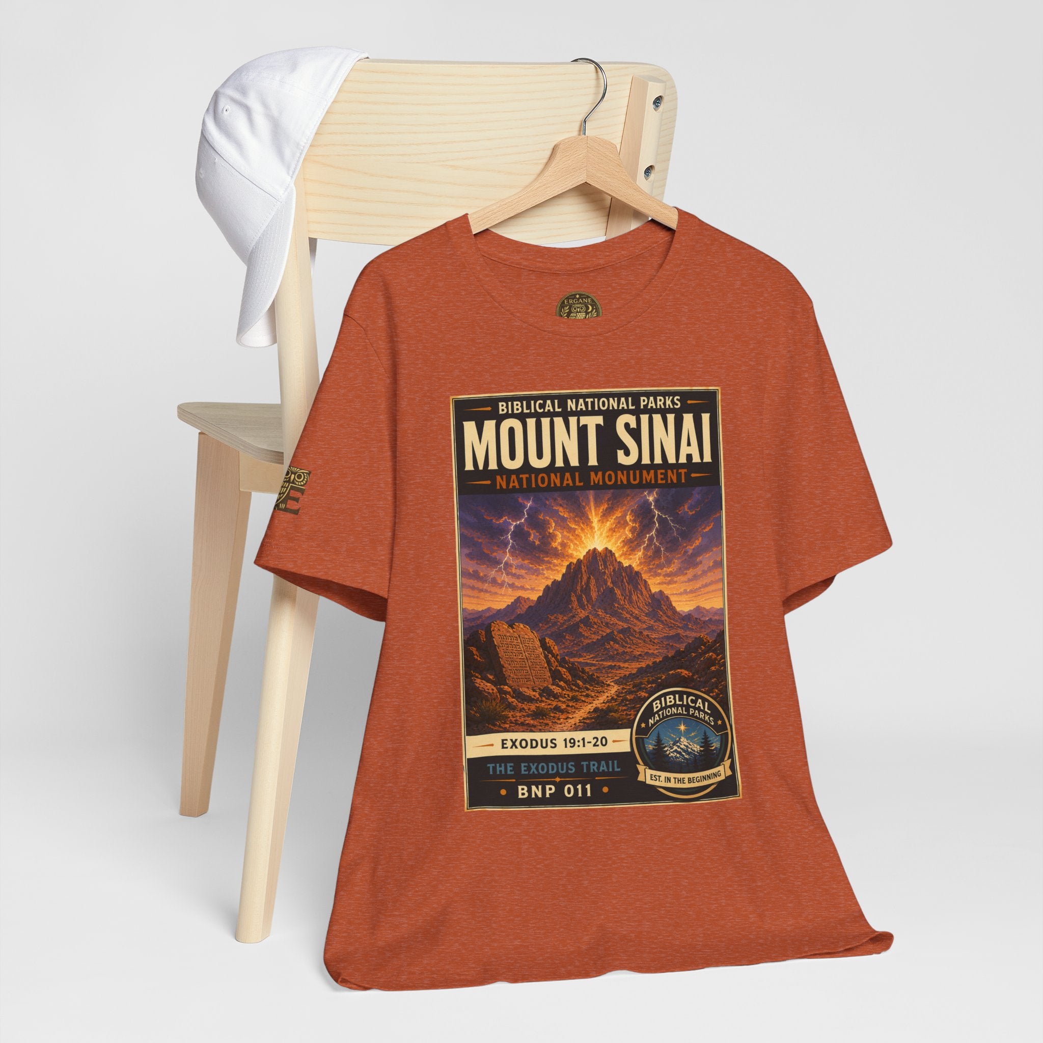 Biblical National Parks Collection II- The Exodus Trail #011/013 Exodus 19: 1-20 | Vintage nature poster Tee | Biblical national parks graphic shirt