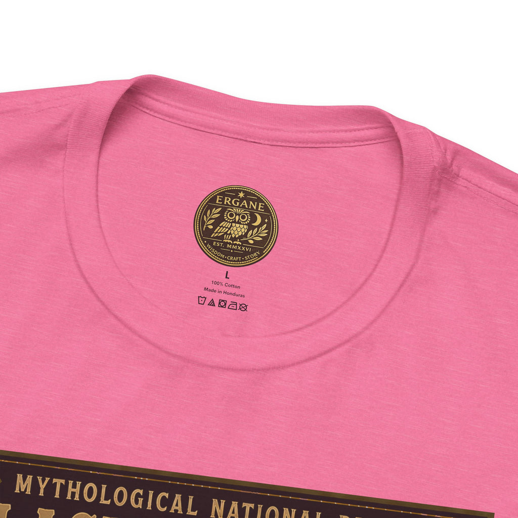 Mythological National Parks Collection III- #028-028 - Heros & Monsters | Vintage nature poster Tee | Mythological National Parks graphic shirt