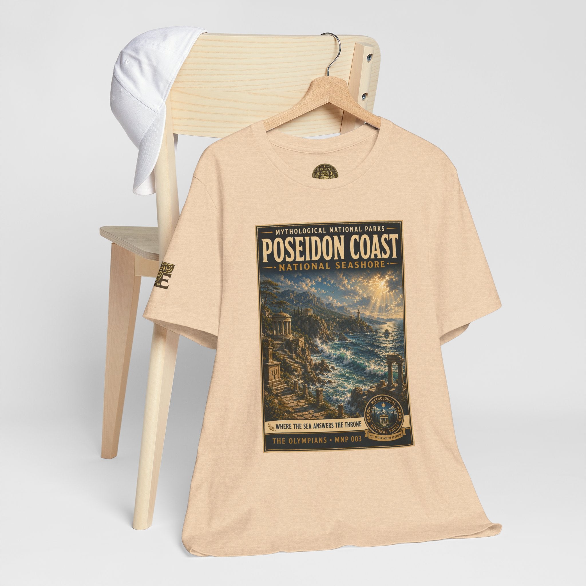 Mythological National Parks Collection I- #003-007 - The Olympians | Vintage nature poster Tee | Mythological National Parks graphic shirt