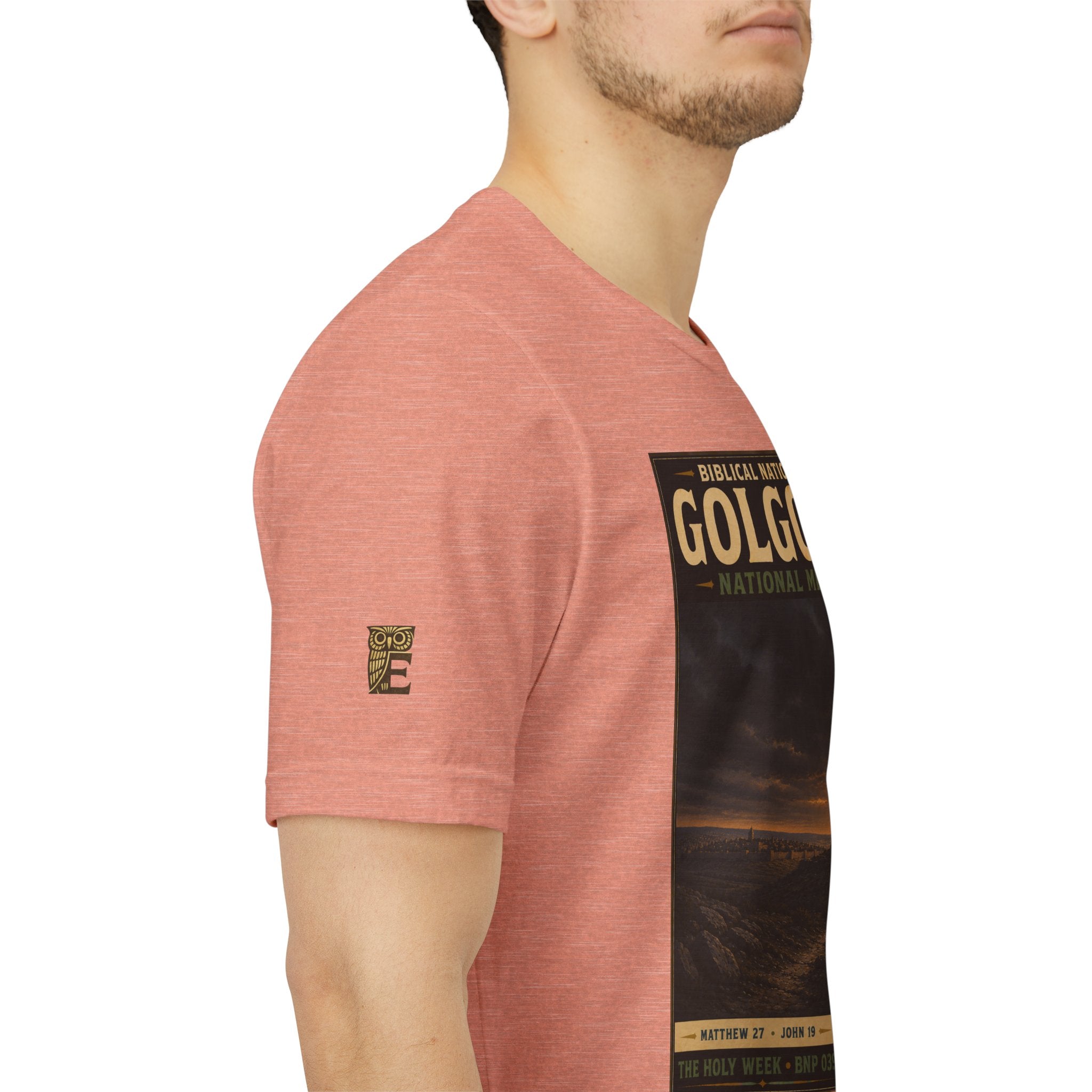 Biblical National Parks Collection VII- The Holy Week #039/041 | Matthew 27 - John 19 | Vintage nature poster Tee | Biblical national parks graphic shirt