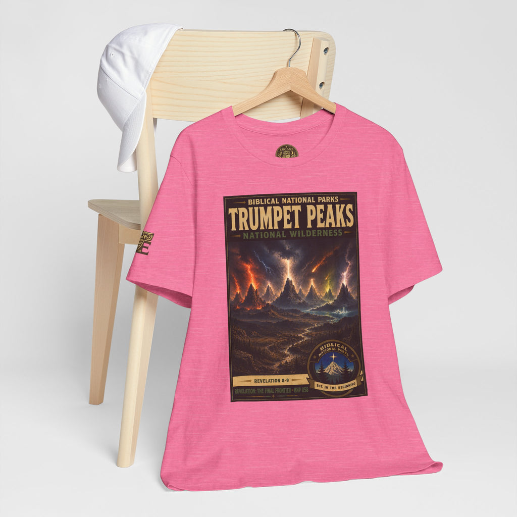 Biblical National Parks Collection X- #058/061 - Revelation: The Final Frontier | Revelation 8-9 | Vintage nature poster Tee | Biblical national parks graphic shirt