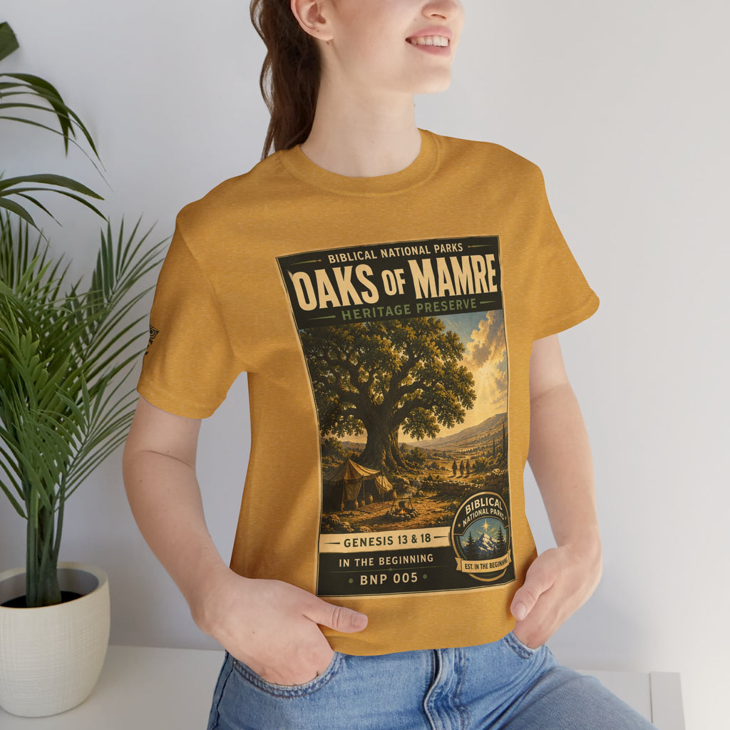 Biblical National Parks Collection I- In The Beginning #005/006 Genesis 13 & 18 | Vintage nature poster Tee | Biblical national parks graphic shirt