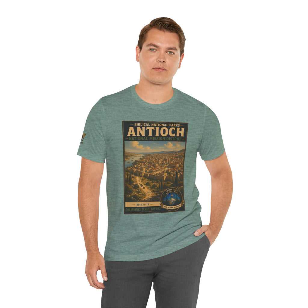 Biblical National Parks Collection VIII- The Apostles' Trails #043/049 | Acts 11-13 | Vintage nature poster Tee | Biblical national parks graphic shirt