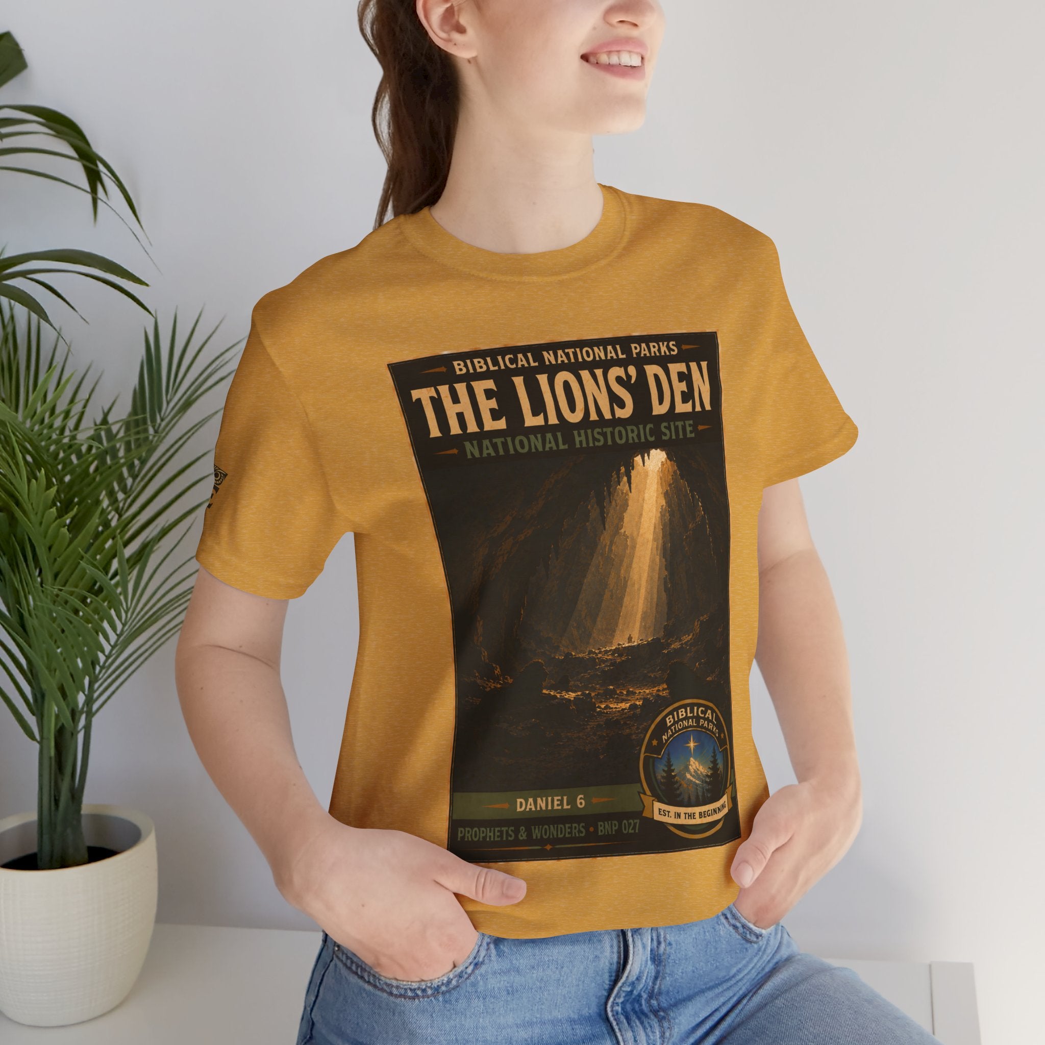 Biblical National Parks Collection V- Prophets & Wonders #027/030 Daniel 6 | Vintage nature poster Tee | Biblical national parks graphic shirt