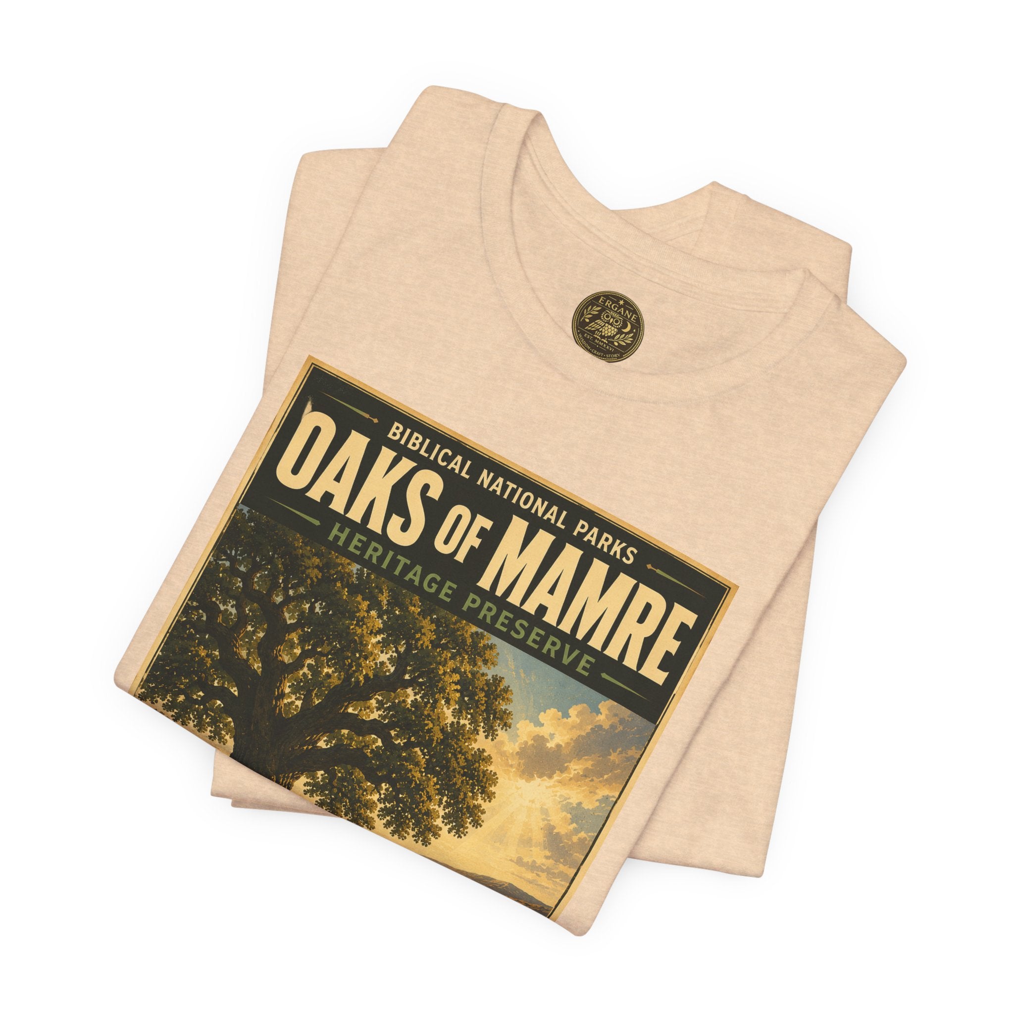 Biblical National Parks Collection I- In The Beginning #005/006 Genesis 13 & 18 | Vintage nature poster Tee | Biblical national parks graphic shirt