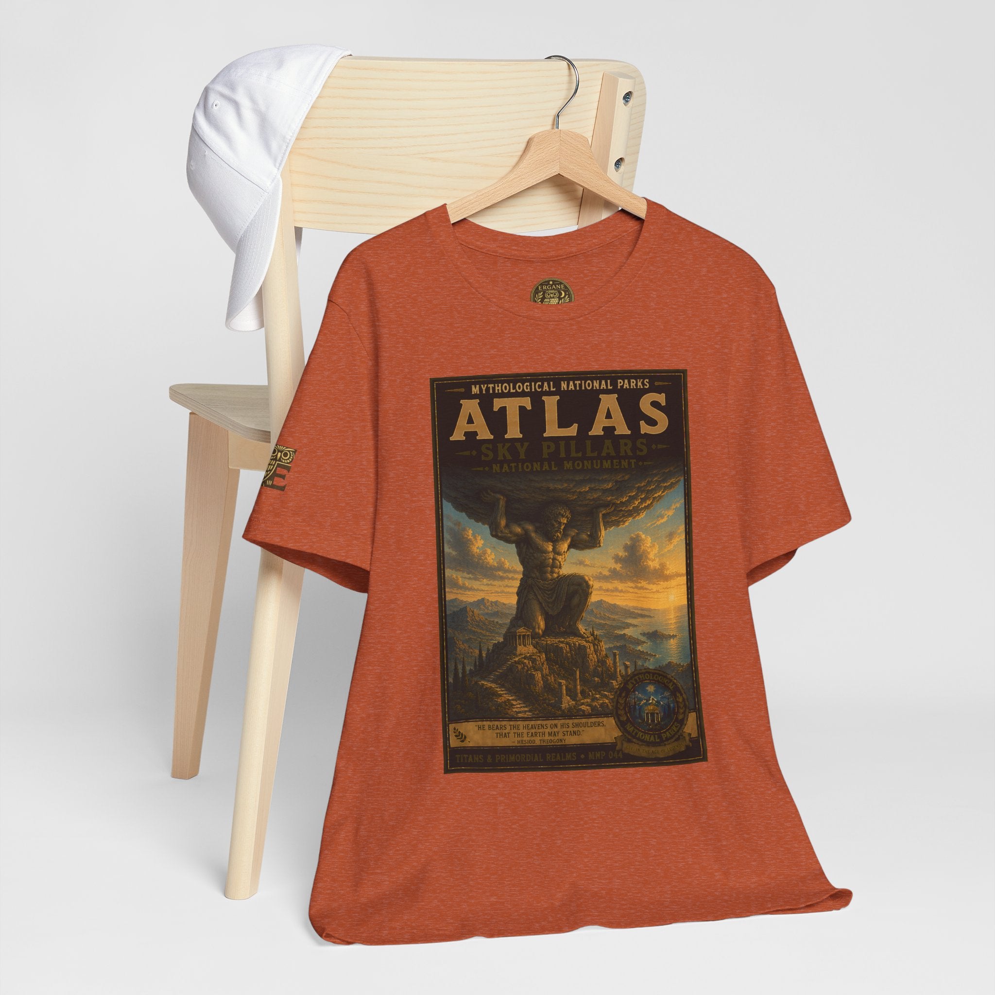 Mythological National Parks COLLECTION V- #044-050 TITANS & PRIMORDIAL REALMS | Vintage nature poster Tee | Mythological National Parks graphic shirt