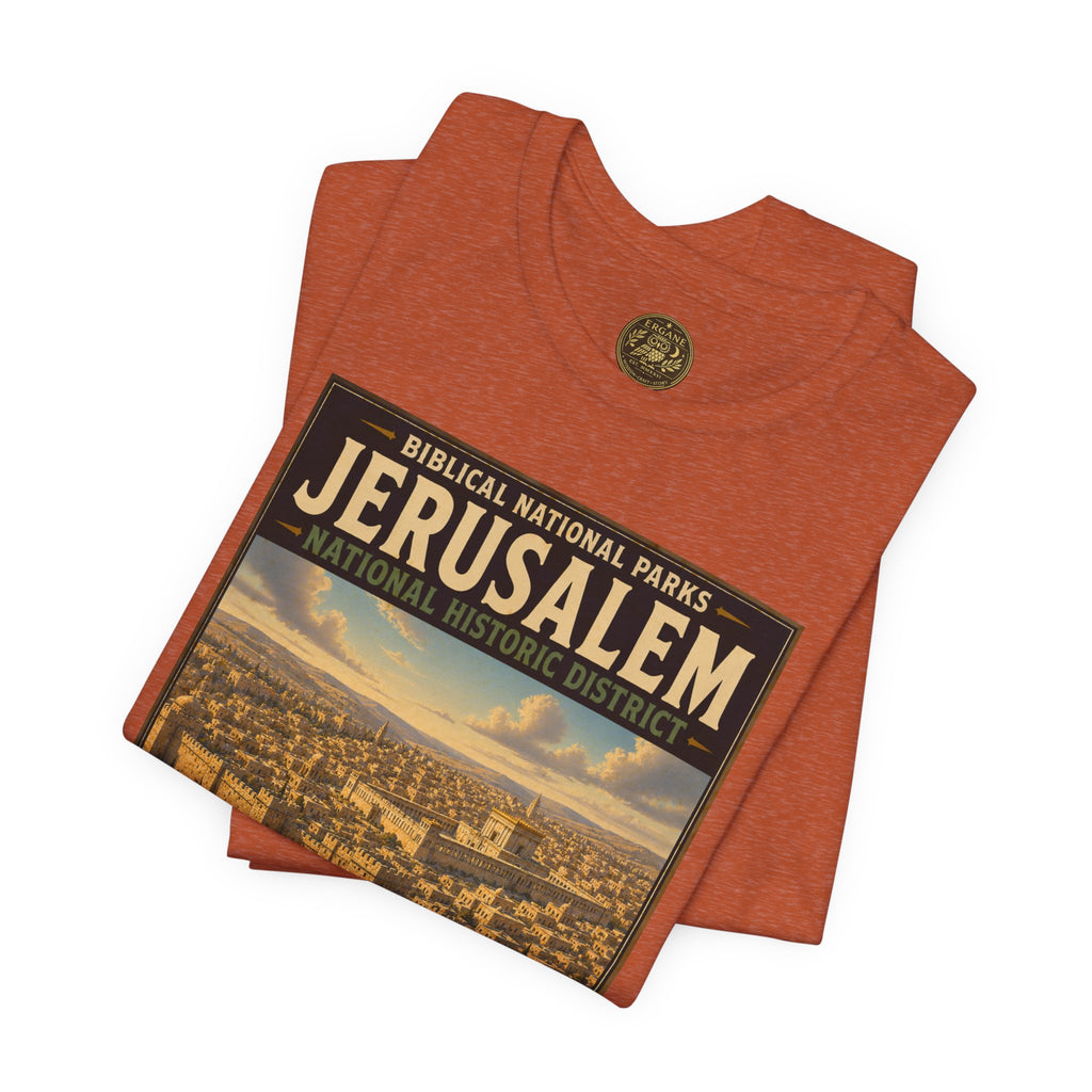 Biblical National Parks Collection VII- The Holy Week #037/041 | Matthew 21-23 | Vintage nature poster Tee | Biblical national parks graphic shirt