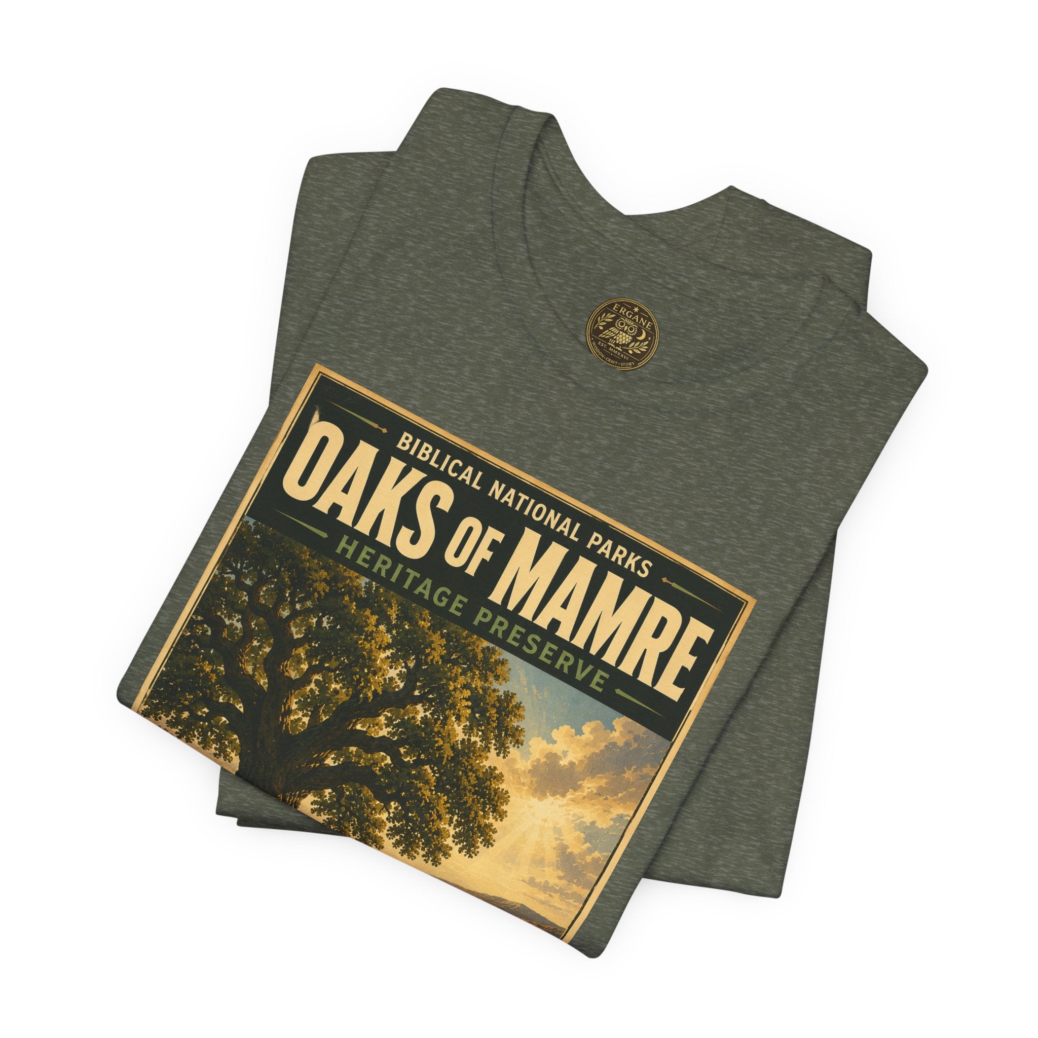 Biblical National Parks Collection I- In The Beginning #005/006 Genesis 13 & 18 | Vintage nature poster Tee | Biblical national parks graphic shirt