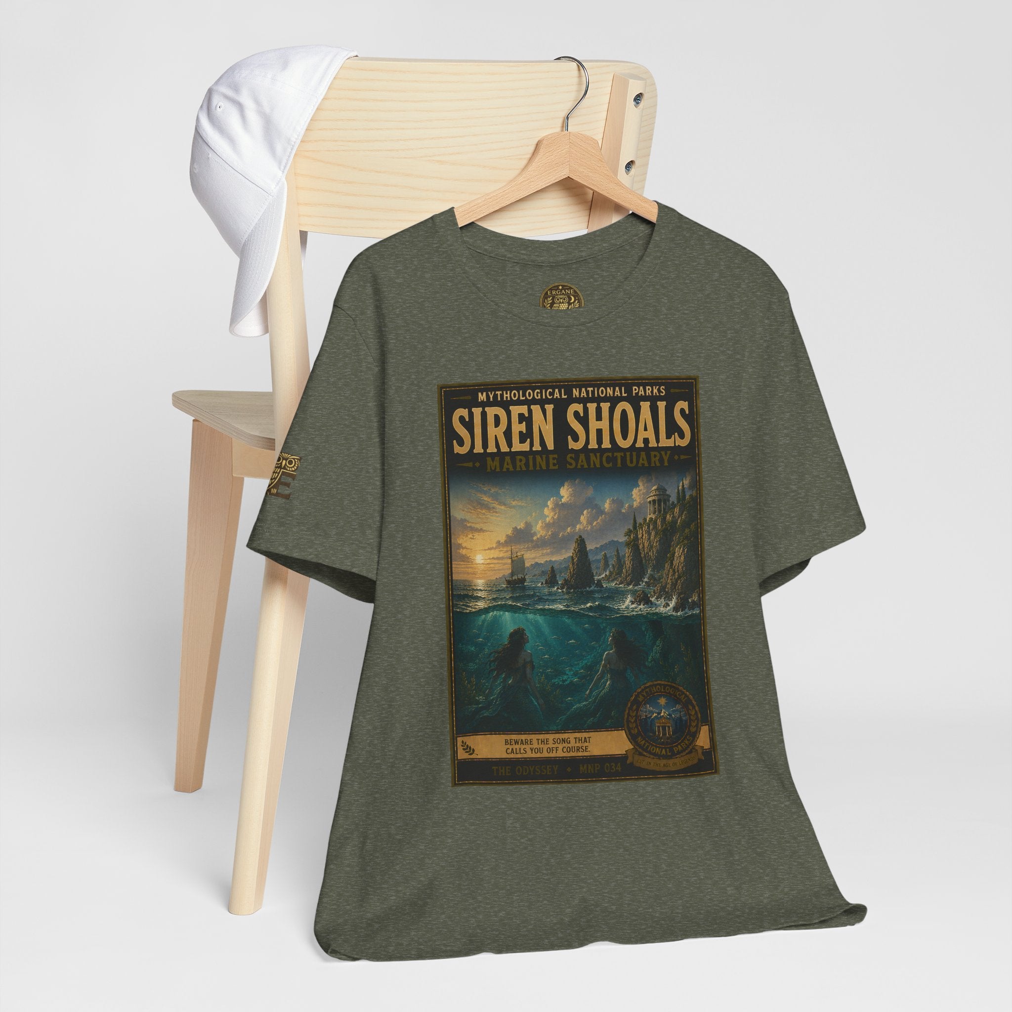 Mythological National Parks Collection IV- #034-038 - THE ODYSSEY | Vintage nature poster Tee | Mythological National Parks graphic shirt