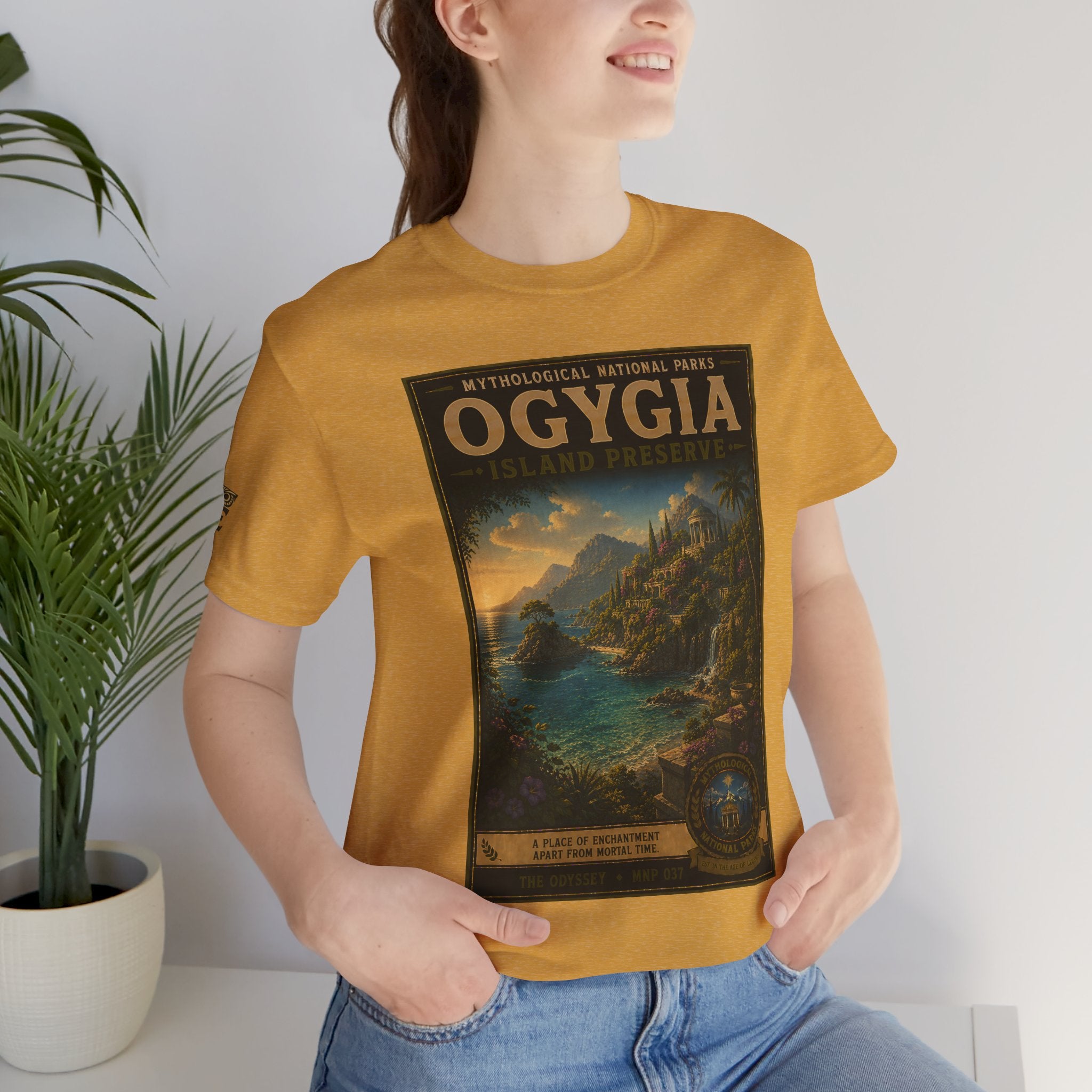 Mythological National Parks Collection IV- #037-038 - THE ODYSSEY | Vintage nature poster Tee | Mythological National Parks graphic shirt