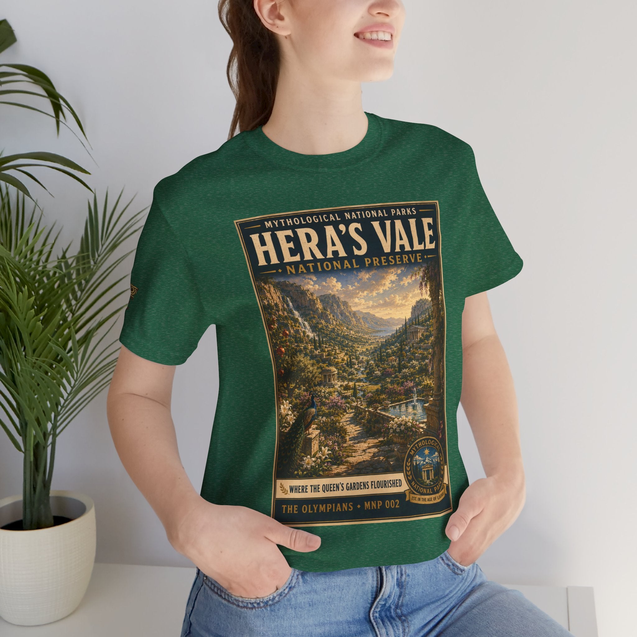 Mythological National Parks Collection I- #002-007 - The Olympians | Vintage nature poster Tee | Mythological National Parks graphic shirt