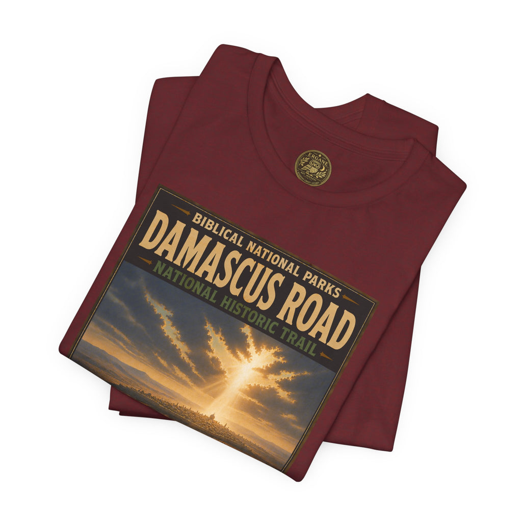 Biblical National Parks Collection VIII- The Apostles' Trails #042/049 | Acts 9 | Vintage nature poster Tee | Biblical national parks graphic shirt