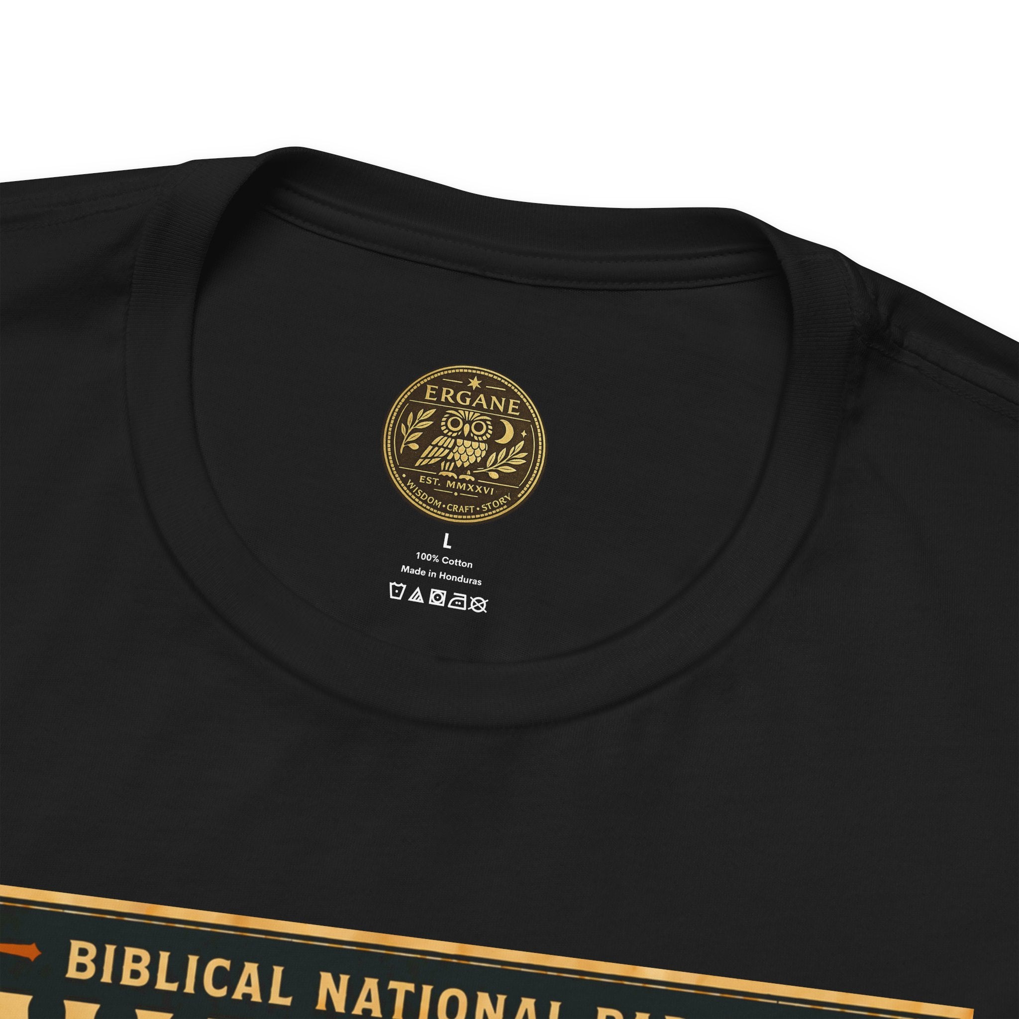 Biblical National Parks Collection IV- Heros & Battlefields #019/023 1 Samuel 17 | Vintage nature poster Tee | Biblical national parks graphic shirt