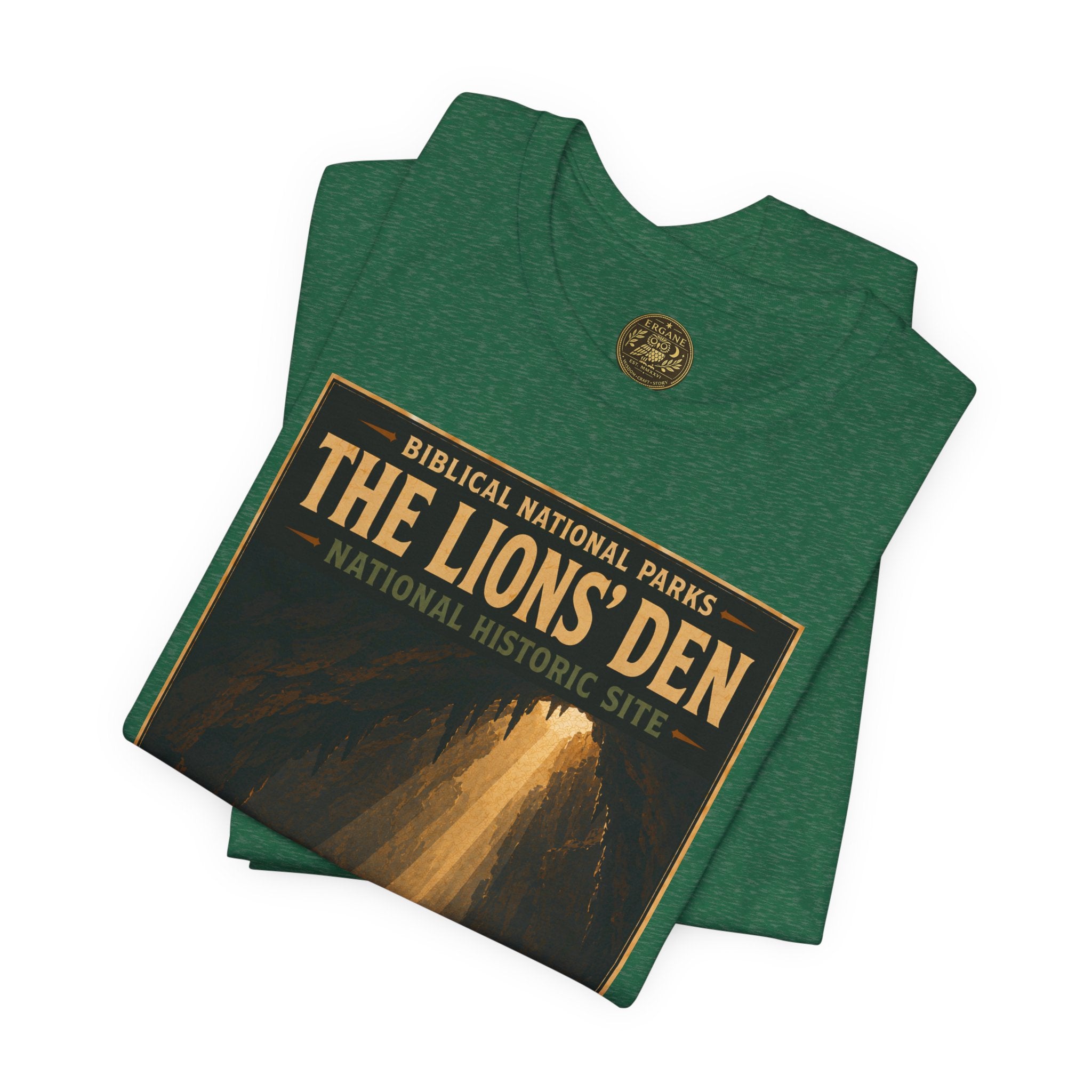 Biblical National Parks Collection V- Prophets & Wonders #027/030 Daniel 6 | Vintage nature poster Tee | Biblical national parks graphic shirt