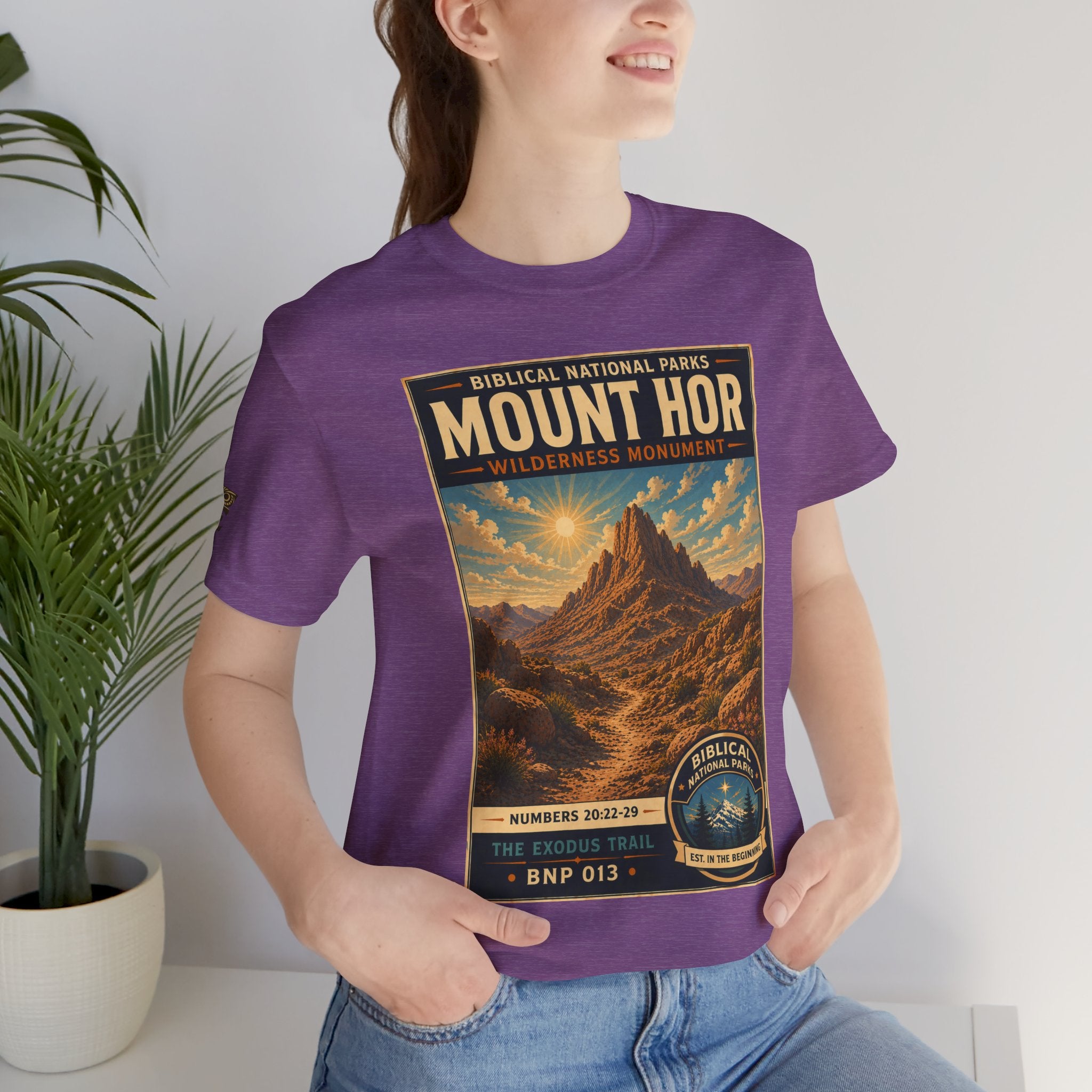 Biblical National Parks Collection II- The Exodus Trail #013/013 Exodus 20: 22-29 | Vintage nature poster Tee | Biblical national parks graphic shirt