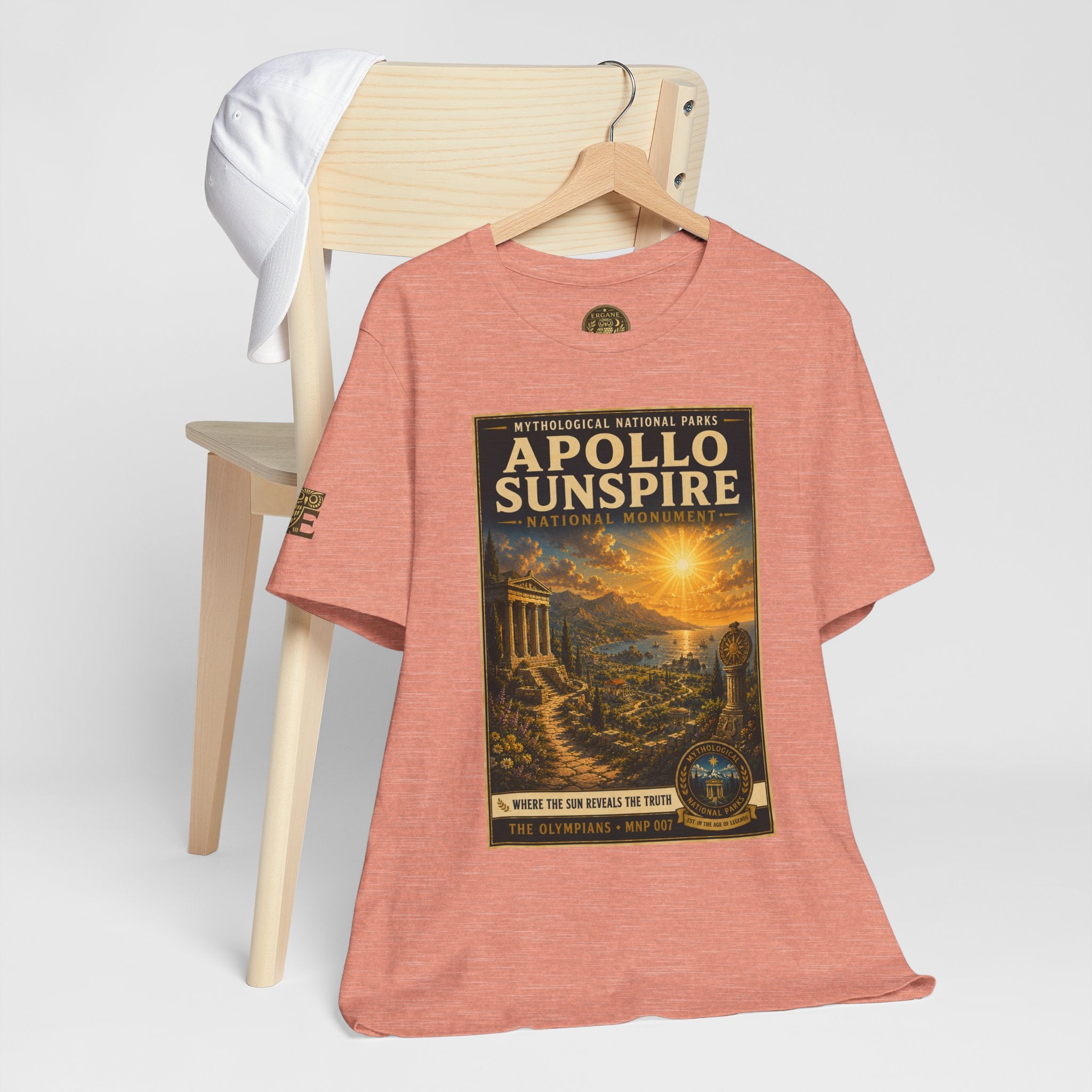 Mythological National Parks Collection I- #007-007 -The Olympians | Vintage nature poster Tee | Mythological National Parks graphic shirt