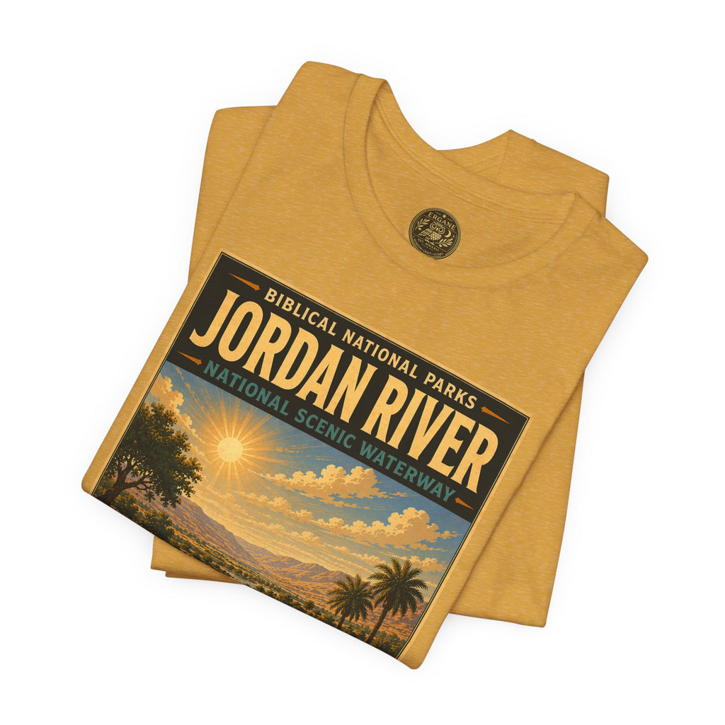 Biblical National Parks Collection III- The Promised Land #015/018 Joshua 3 | Vintage nature poster Tee | Biblical national parks graphic shirt