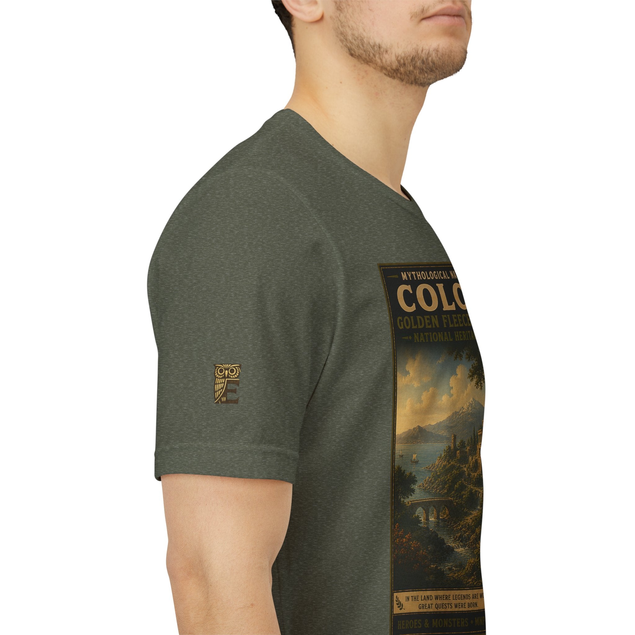 Mythological National Parks Collection III- #026-028 - Heros & Monsters | Vintage nature poster Tee | Mythological National Parks graphic shirt