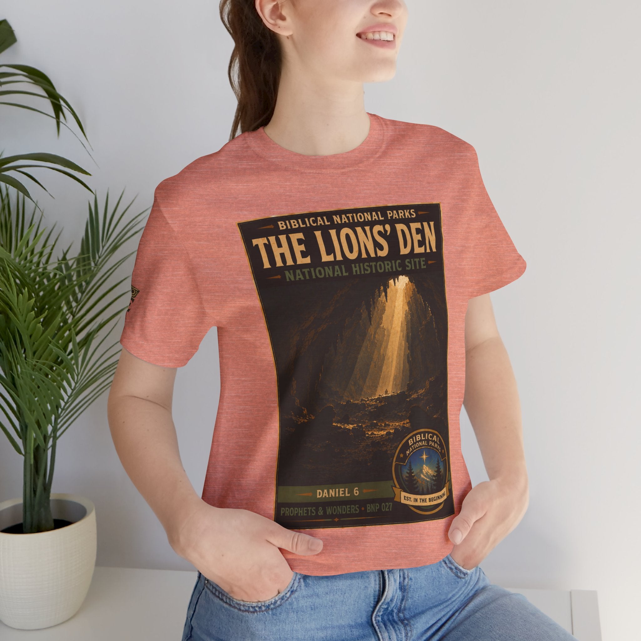 Biblical National Parks Collection V- Prophets & Wonders #027/030 Daniel 6 | Vintage nature poster Tee | Biblical national parks graphic shirt