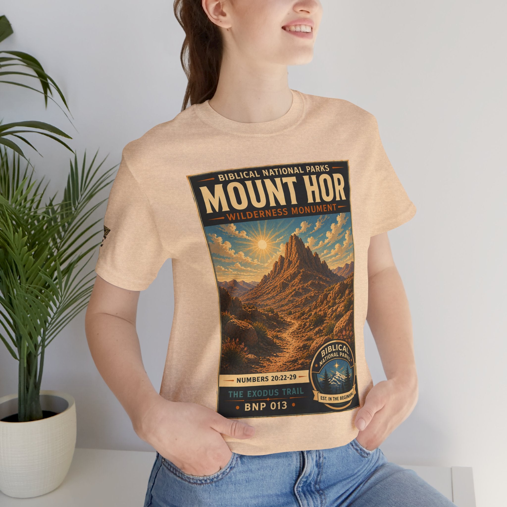 Biblical National Parks Collection II- The Exodus Trail #013/013 Exodus 20: 22-29 | Vintage nature poster Tee | Biblical national parks graphic shirt