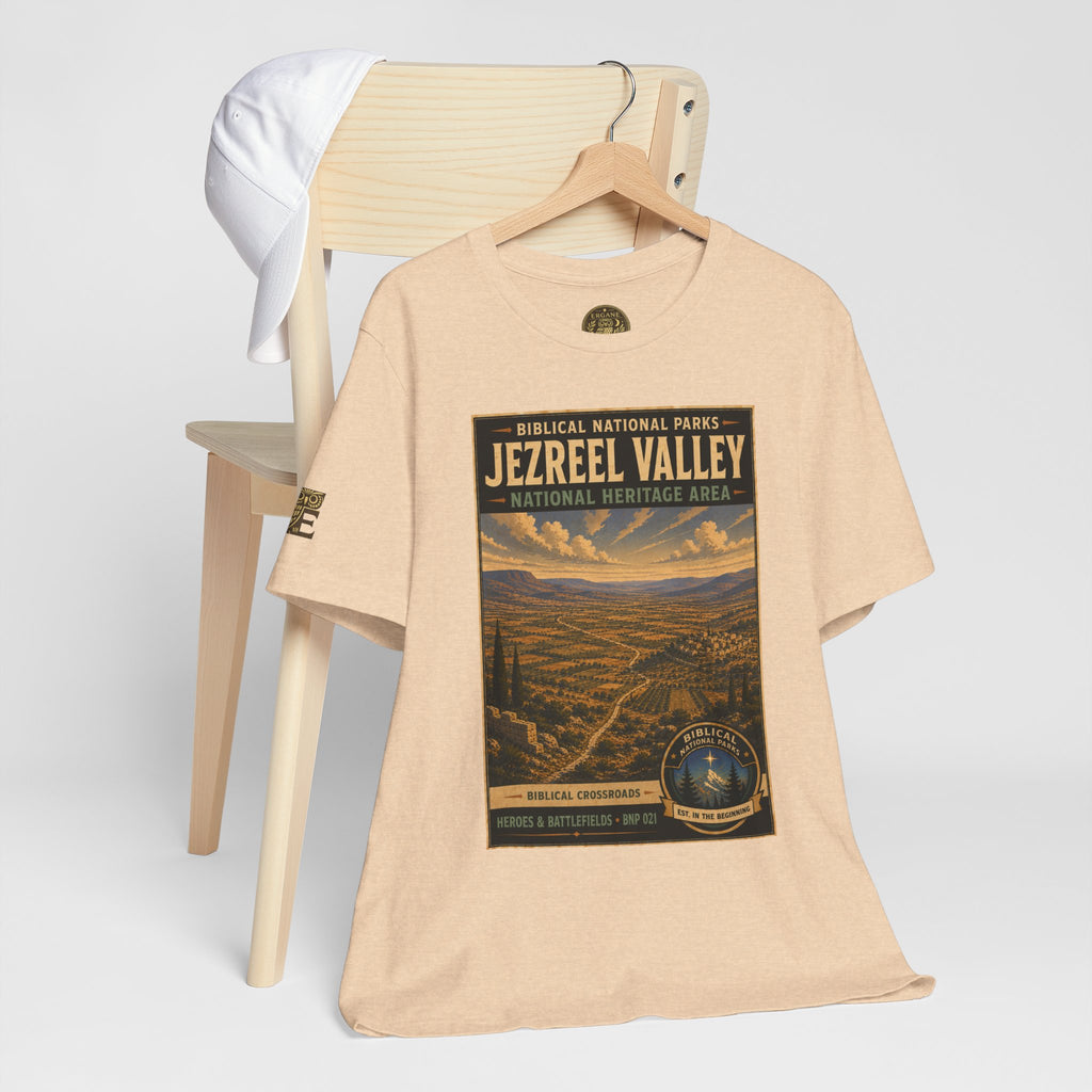 Biblical National Parks Collection IV- Heros & Battlefields #021/023 Biblical Crossroads | Vintage nature poster Tee | Biblical national parks graphic shirt