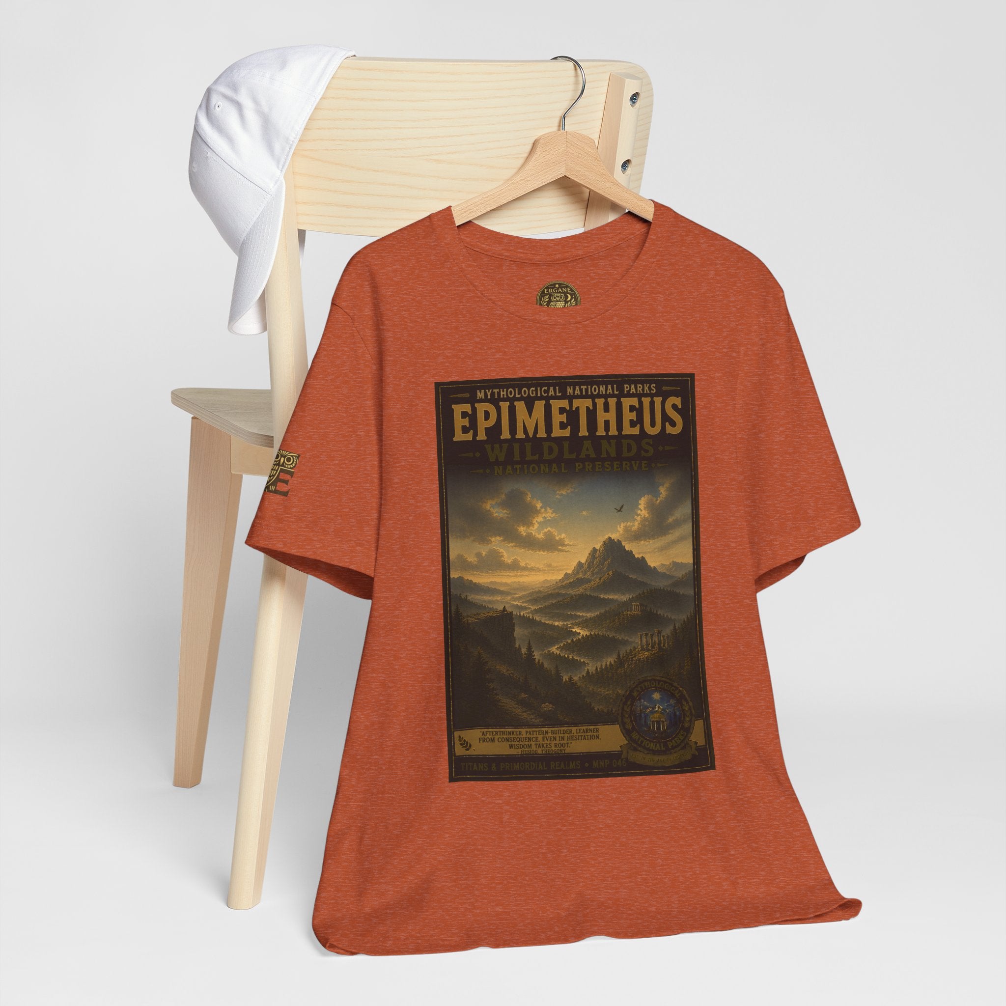 Mythological National Parks COLLECTION V- #046-050 TITANS & PRIMORDIAL REALMS | Vintage nature poster Tee | Mythological National Parks graphic shirt