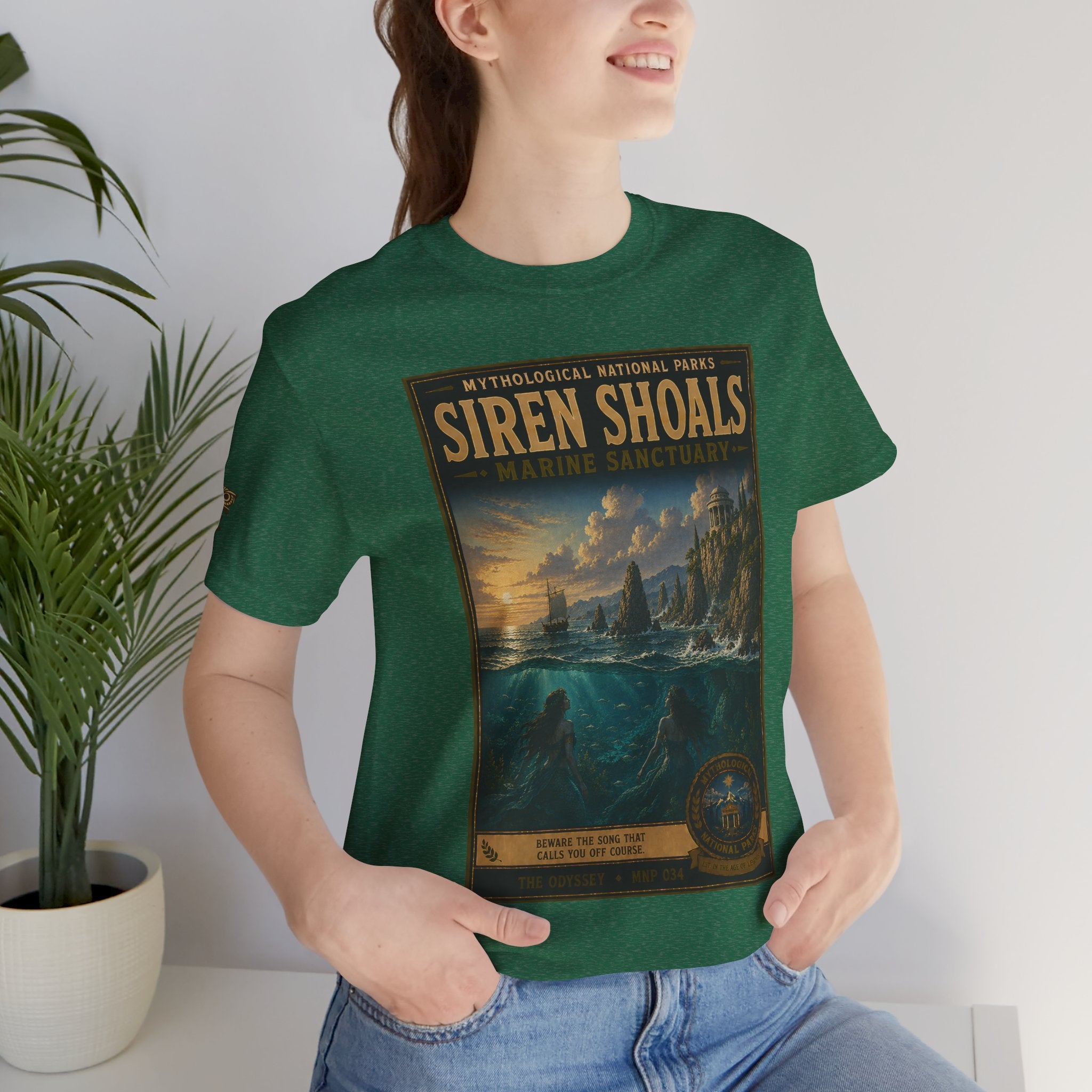 Mythological National Parks Collection IV- #034-038 - THE ODYSSEY | Vintage nature poster Tee | Mythological National Parks graphic shirt