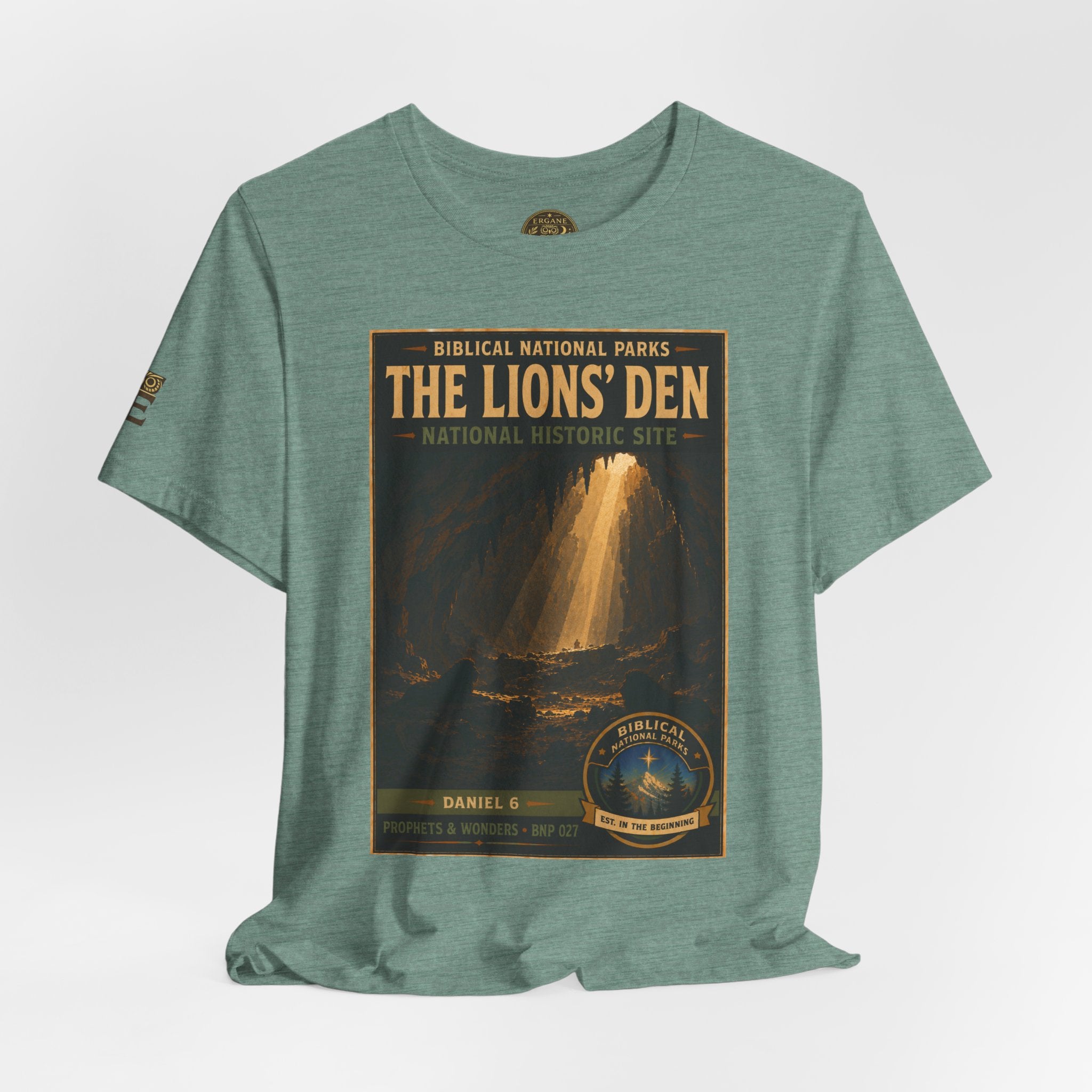 Biblical National Parks Collection V- Prophets & Wonders #027/030 Daniel 6 | Vintage nature poster Tee | Biblical national parks graphic shirt
