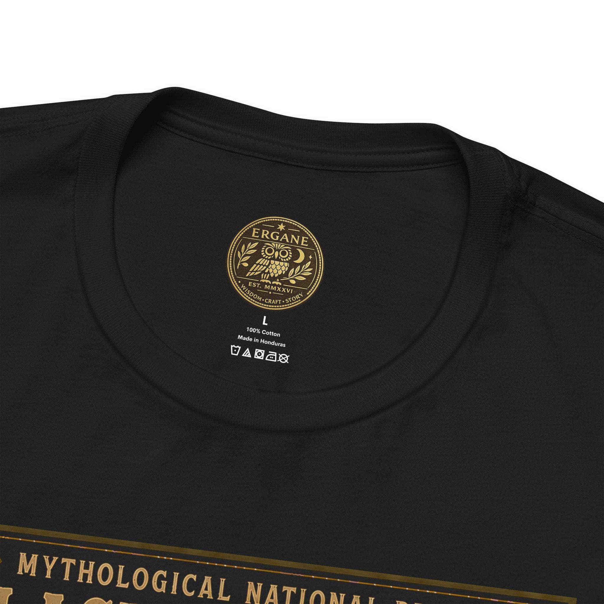 Mythological National Parks Collection III- #028-028 - Heros & Monsters | Vintage nature poster Tee | Mythological National Parks graphic shirt