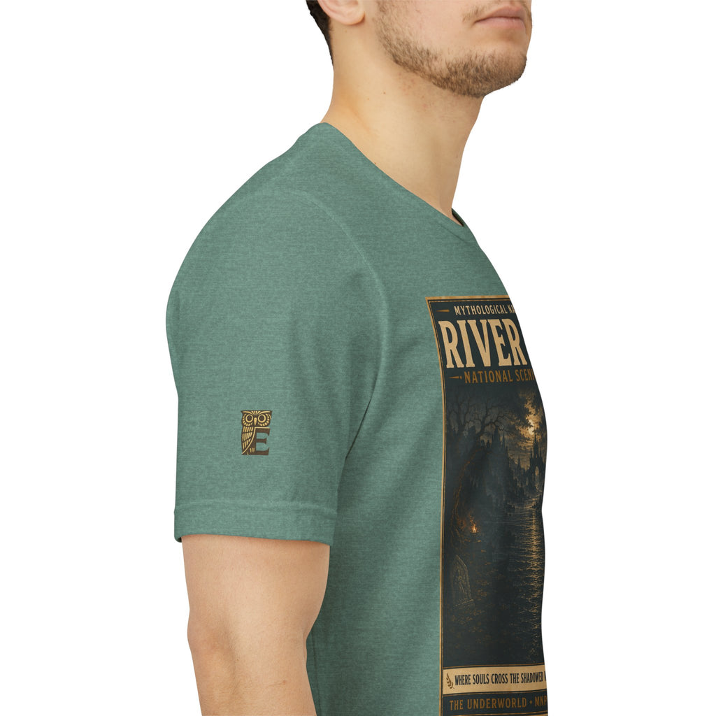 Mythological National Parks Collection II- #008-016 -The Underworld | Vintage nature poster Tee | Mythological National Parks graphic shirt