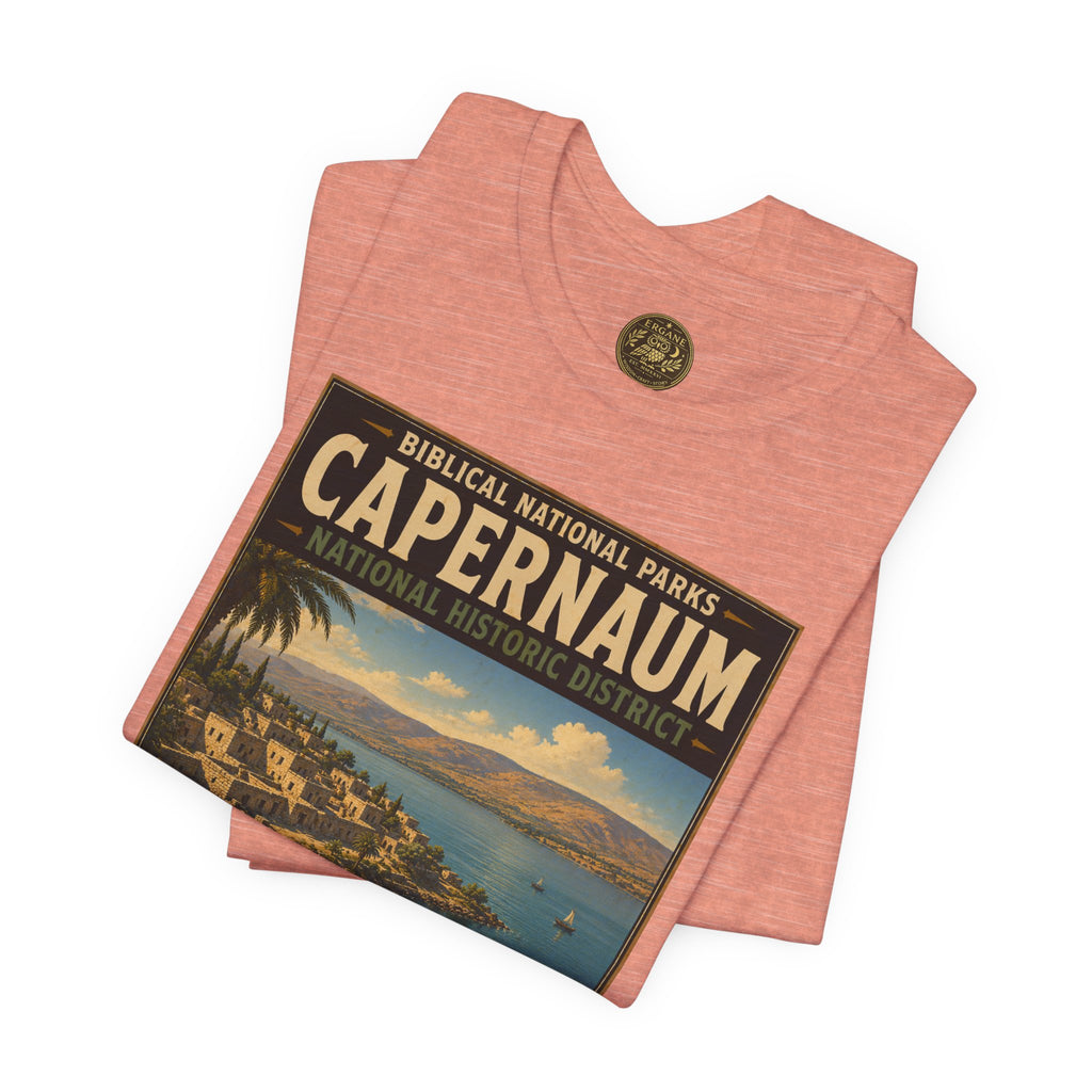 Biblical National Parks Collection VI- Galilee #032/035 Matthew 4 & Mark 1-2 | Vintage nature poster Tee | Biblical national parks graphic shirt