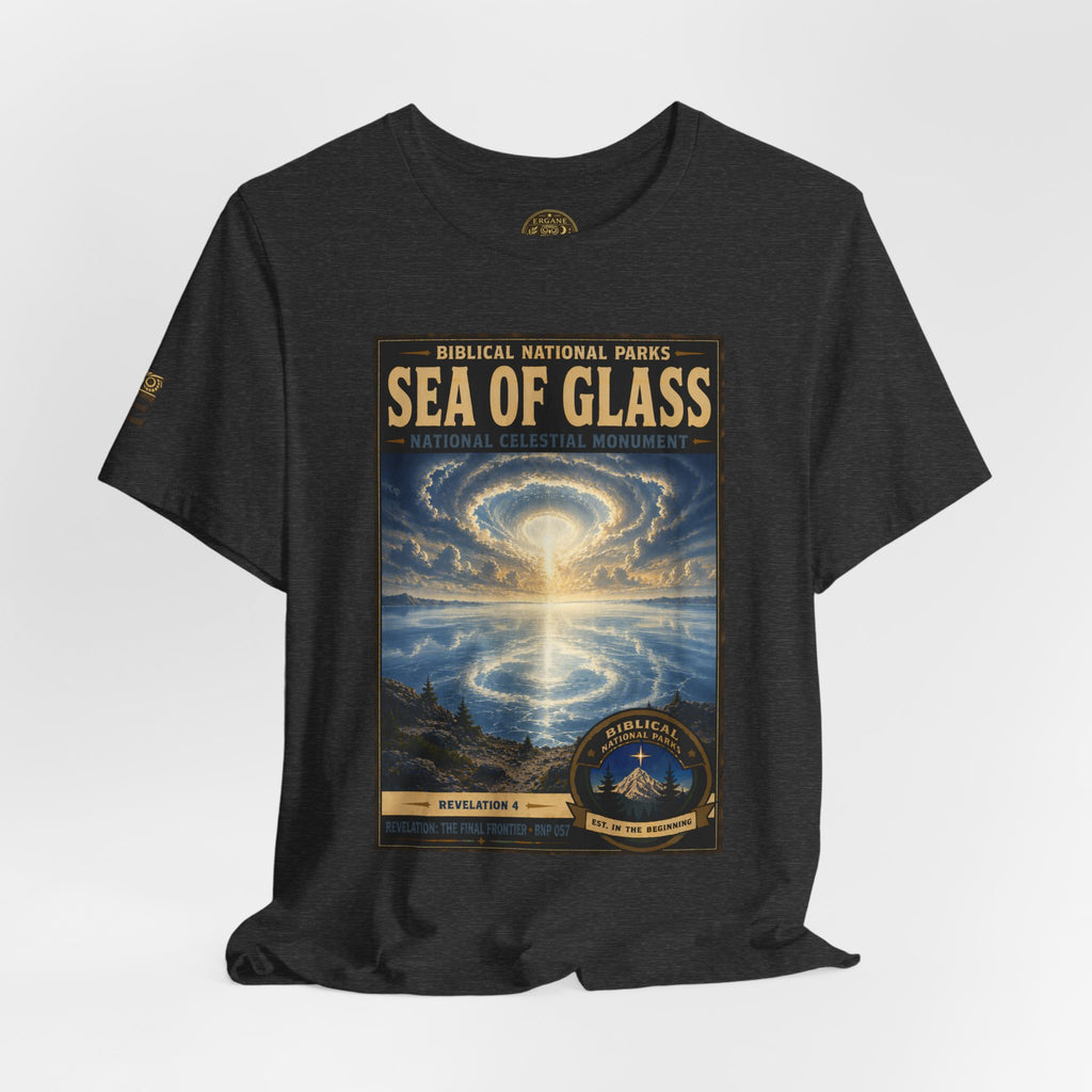 Biblical National Parks Collection X- #057/061 - Revelation: The Final Frontier | Revelation 4 | Vintage nature poster Tee | Biblical national parks graphic shirt