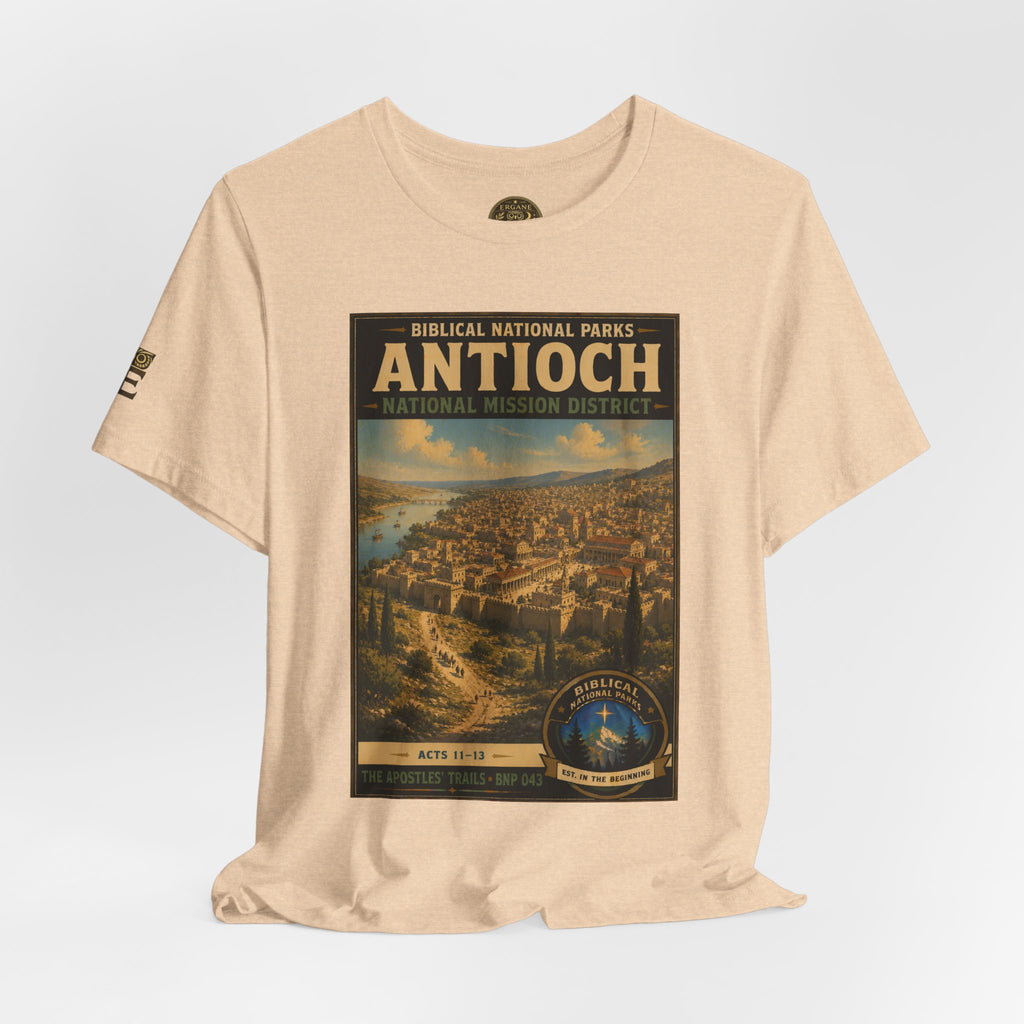 Biblical National Parks Collection VIII- The Apostles' Trails #043/049 | Acts 11-13 | Vintage nature poster Tee | Biblical national parks graphic shirt