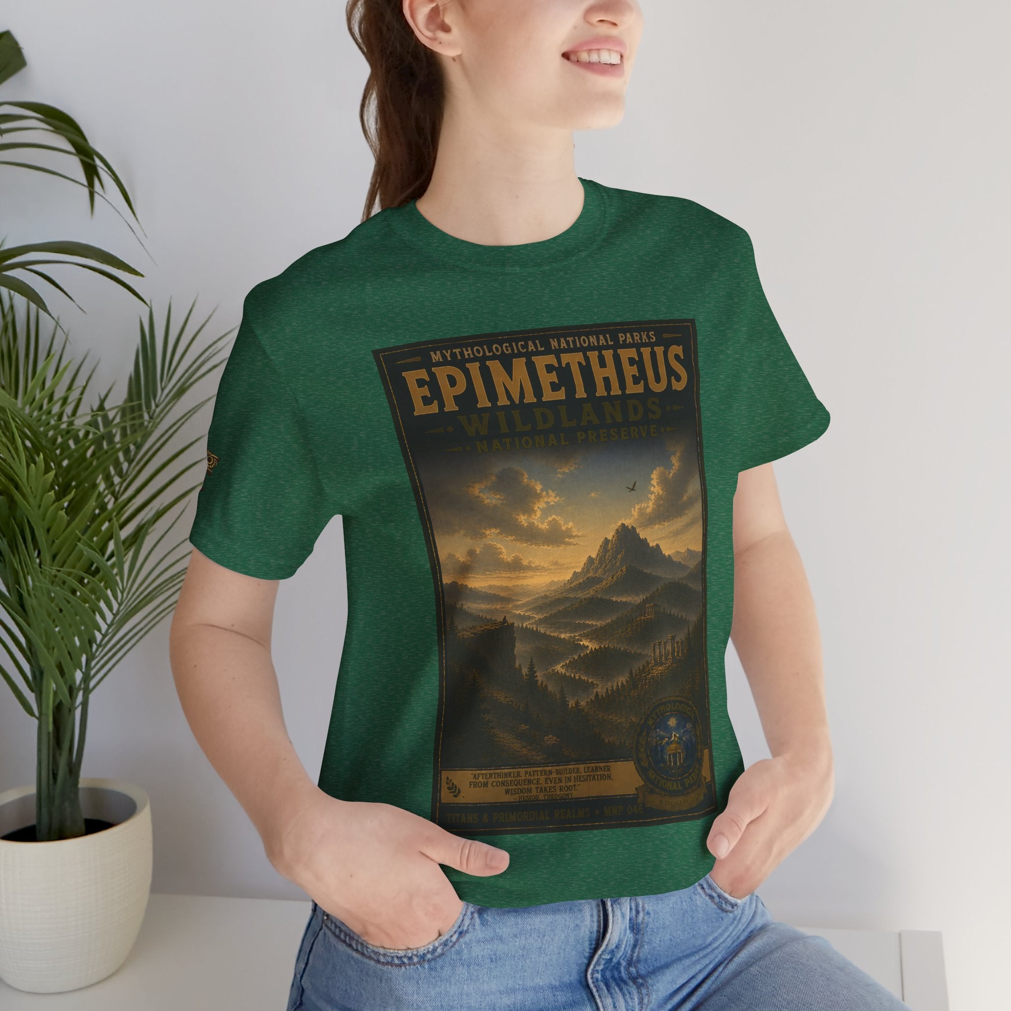 Mythological National Parks COLLECTION V- #046-050 TITANS & PRIMORDIAL REALMS | Vintage nature poster Tee | Mythological National Parks graphic shirt