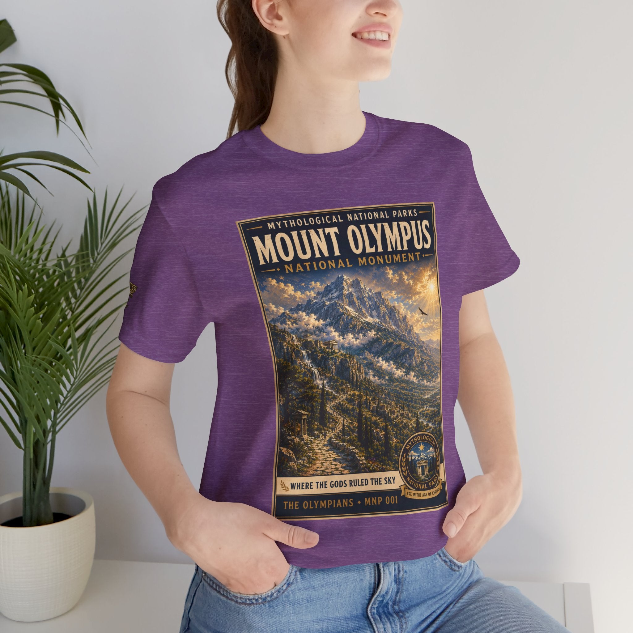 Mythological National Parks Collection I- #001-007- The Olympians  | Vintage nature poster Tee | Mythological National Parks graphic shirt