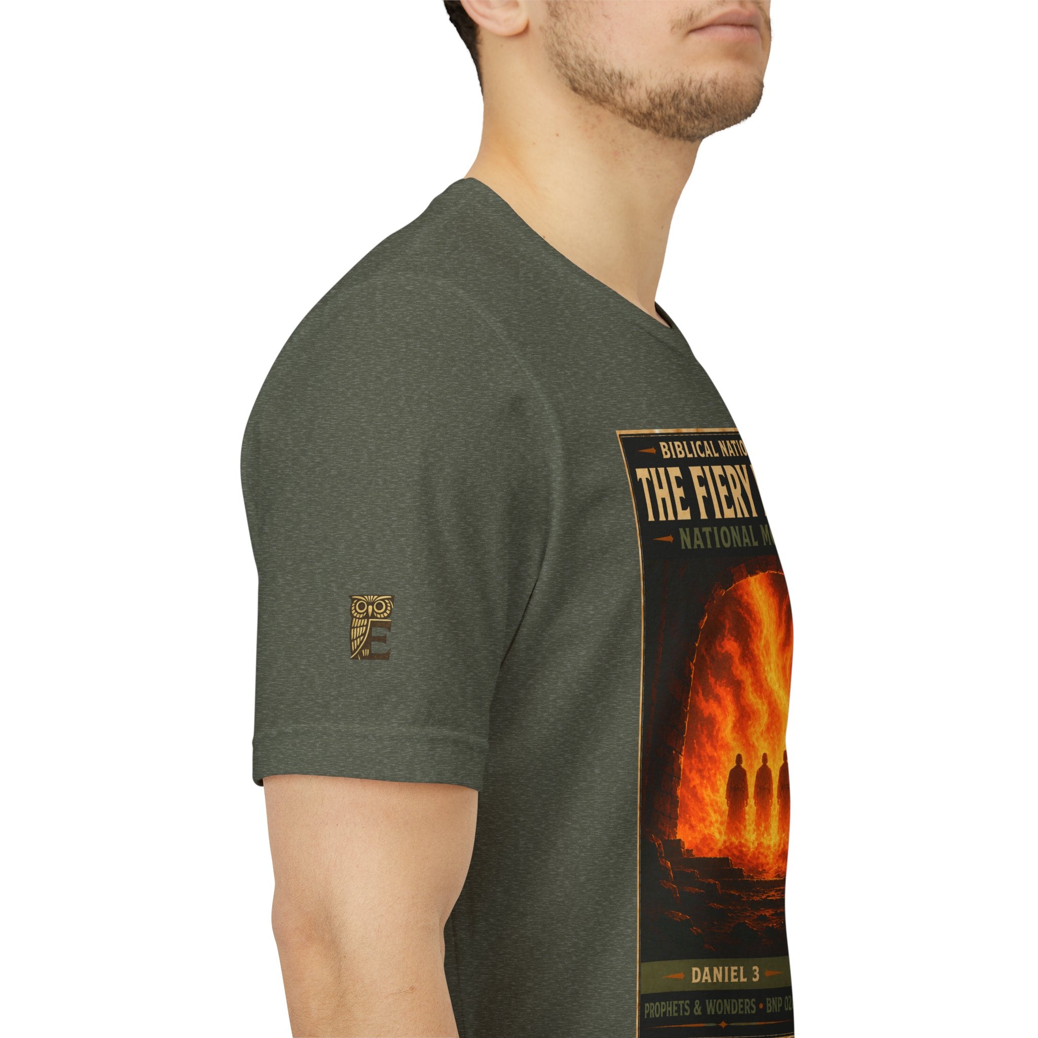 Biblical National Parks Collection V- Prophets & Wonders #028/030 Daniel 3 | Vintage nature poster Tee | Biblical national parks graphic shirt