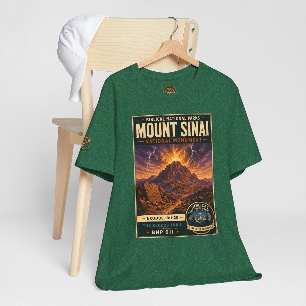 Biblical National Parks Collection II- The Exodus Trail #011/013 Exodus 19: 1-20 | Vintage nature poster Tee | Biblical national parks graphic shirt