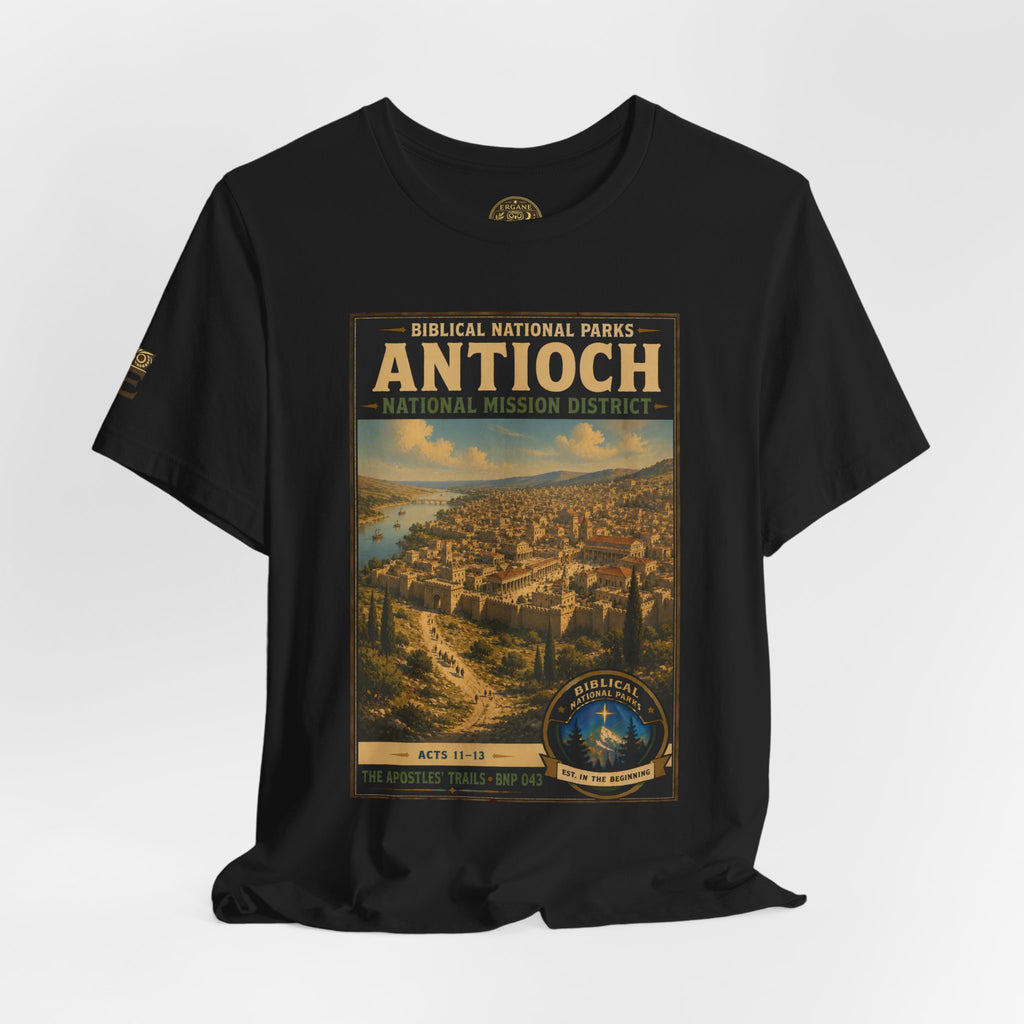 Biblical National Parks Collection VIII- The Apostles' Trails #043/049 | Acts 11-13 | Vintage nature poster Tee | Biblical national parks graphic shirt