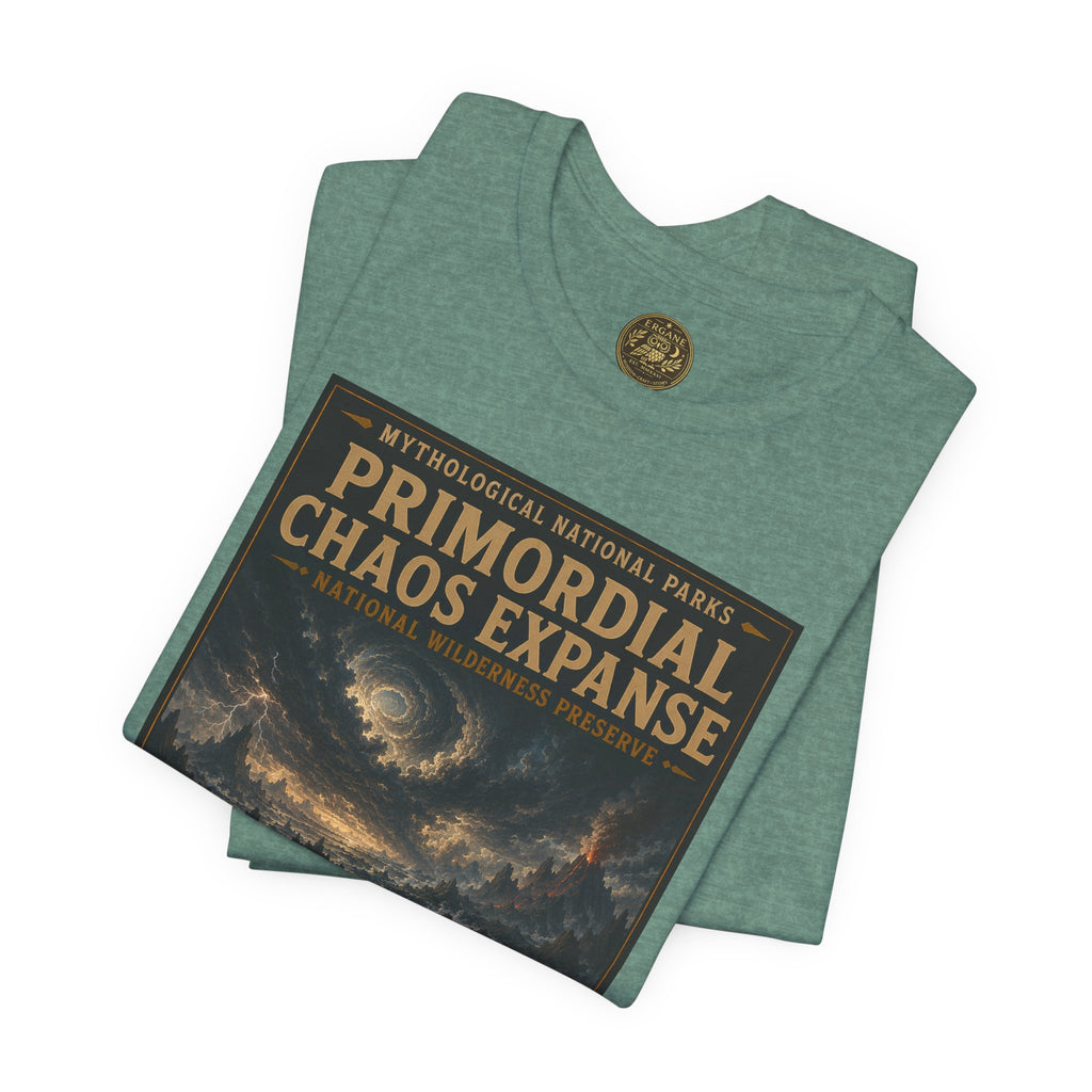 Mythological National Parks COLLECTION V- #049-050 TITANS & PRIMORDIAL REALMS | Vintage nature poster Tee | Mythological National Parks graphic shirt