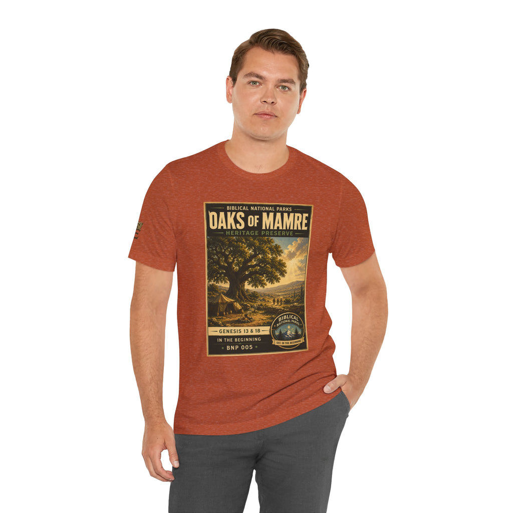 Biblical National Parks Collection I- In The Beginning #005/006 Genesis 13 & 18 | Vintage nature poster Tee | Biblical national parks graphic shirt