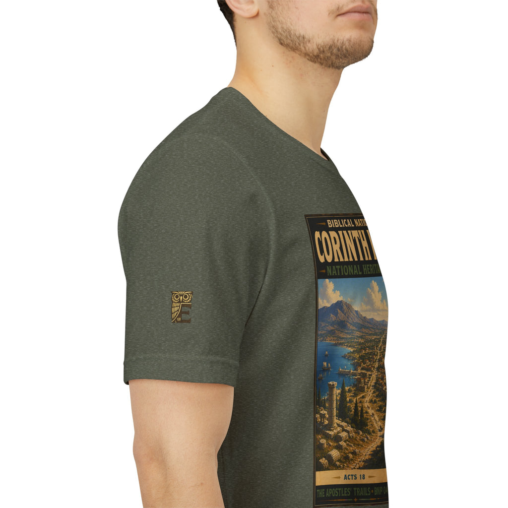 Biblical National Parks Collection VIII- The Apostles' Trails #047/049 | Acts 18 | Vintage nature poster Tee | Biblical national parks graphic shirt