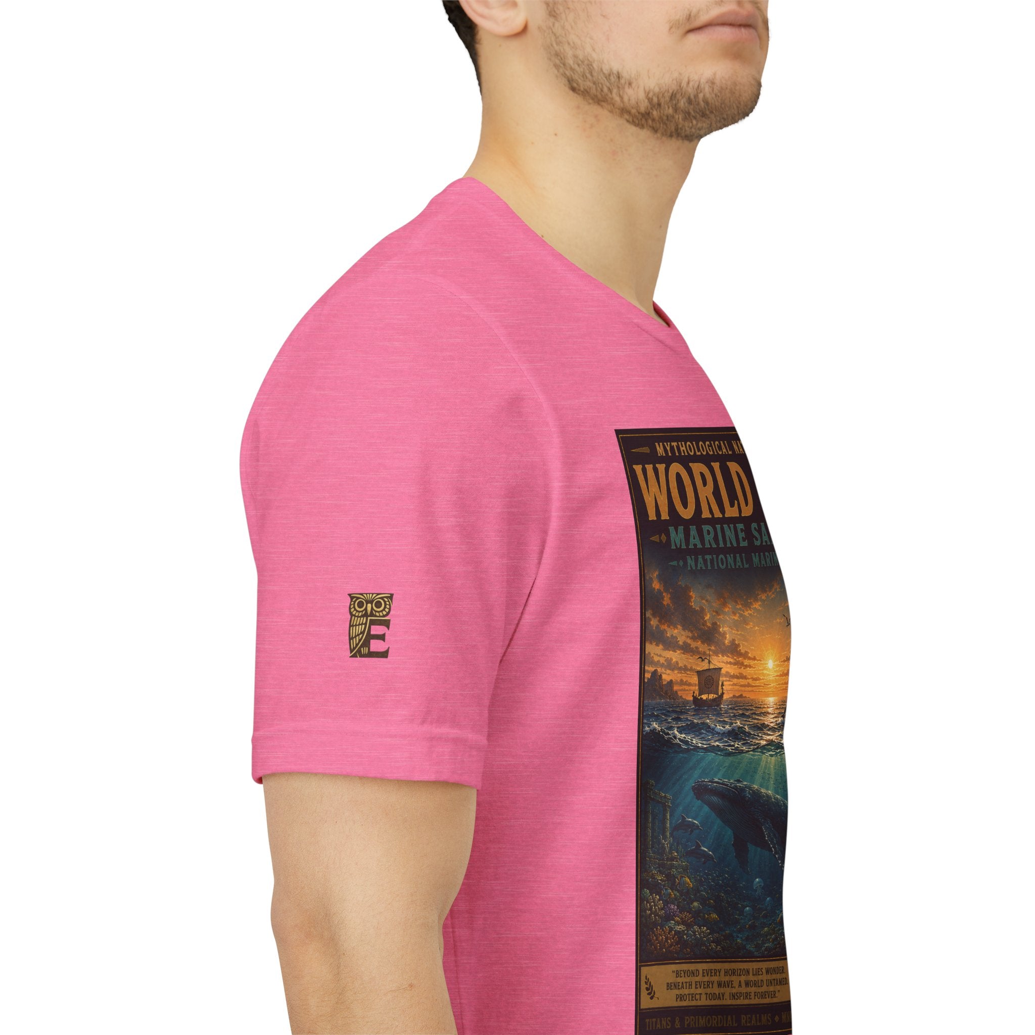 Mythological National Parks COLLECTION V- #050-050 TITANS & PRIMORDIAL REALMS | Vintage nature poster Tee | Mythological National Parks graphic shirt