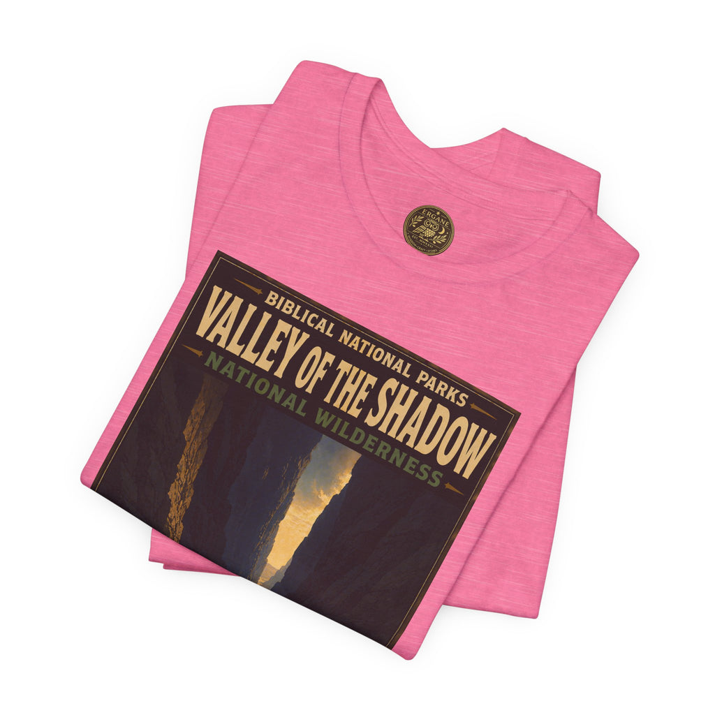 Biblical National Parks Collection IX- #052/054 -Psalms & Sacred Landscapes | Psalm 23:4 | Vintage nature poster Tee | Biblical national parks graphic shirt